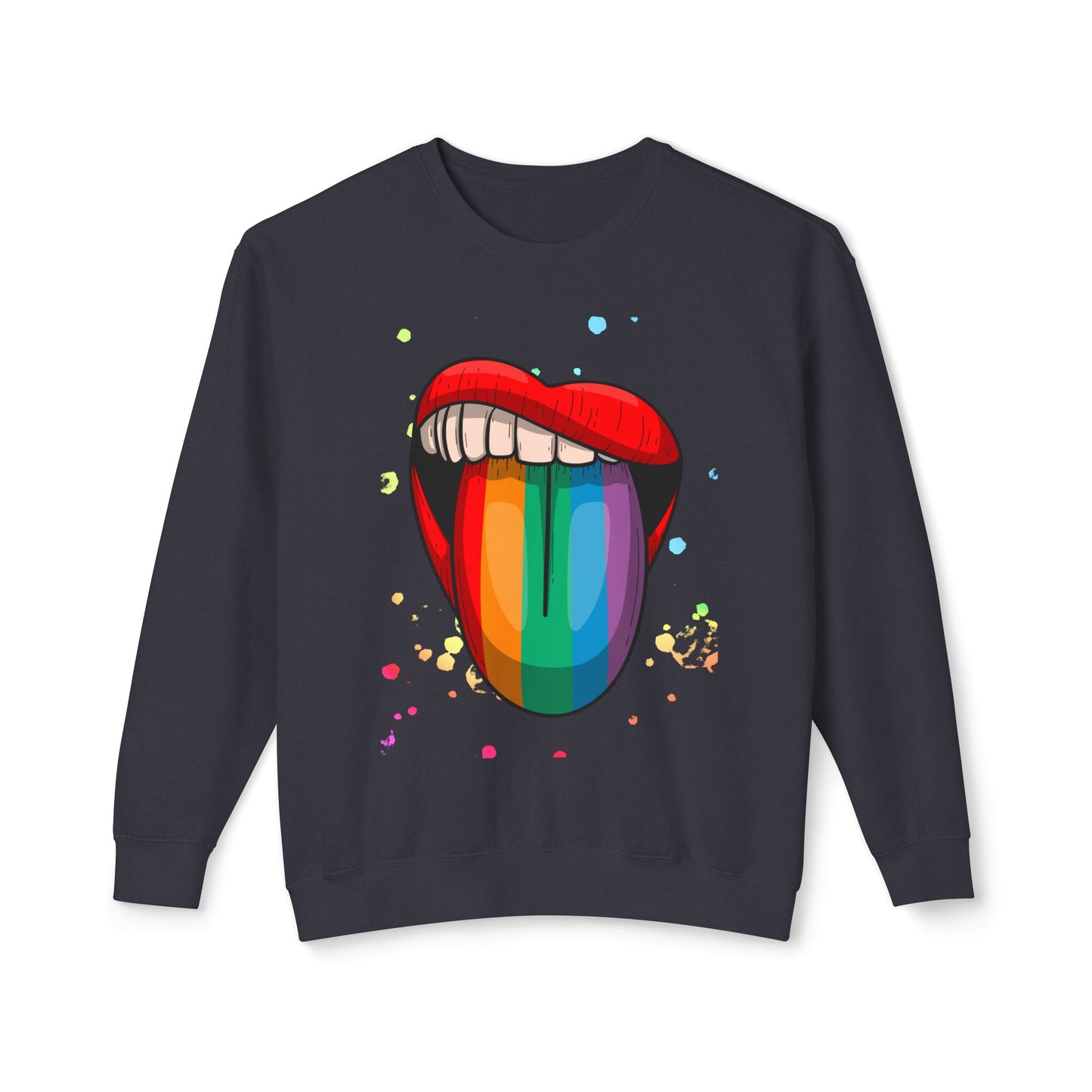 Colorful Graphic Sweatshirt, LGBTQ+ Pride Wear, Artistic Crewneck, Unisex Casual Top, Statement Fashion, Gift for Friends