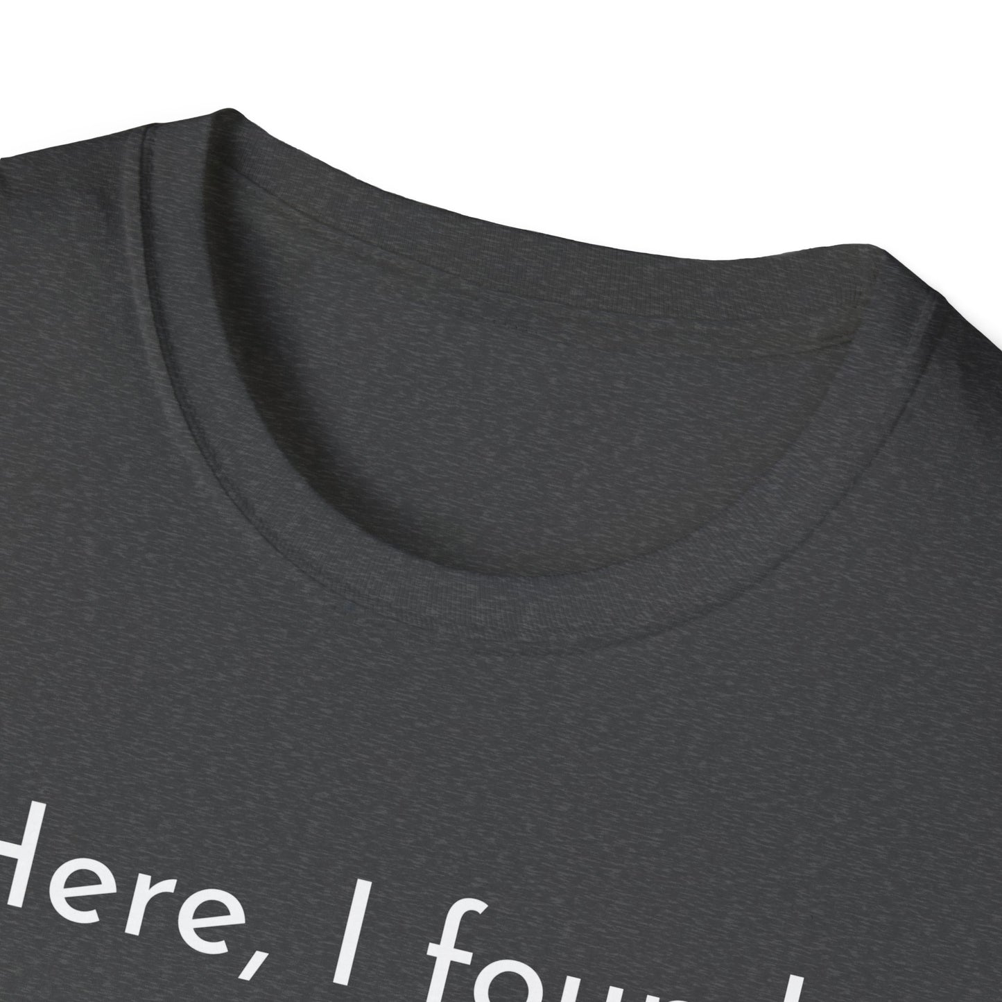 Attention Graphic Unisex Softstyle T-Shirt, Fun Gift, Casual Wear, Statement Tee, Everyday Fashion, Relaxed Fit