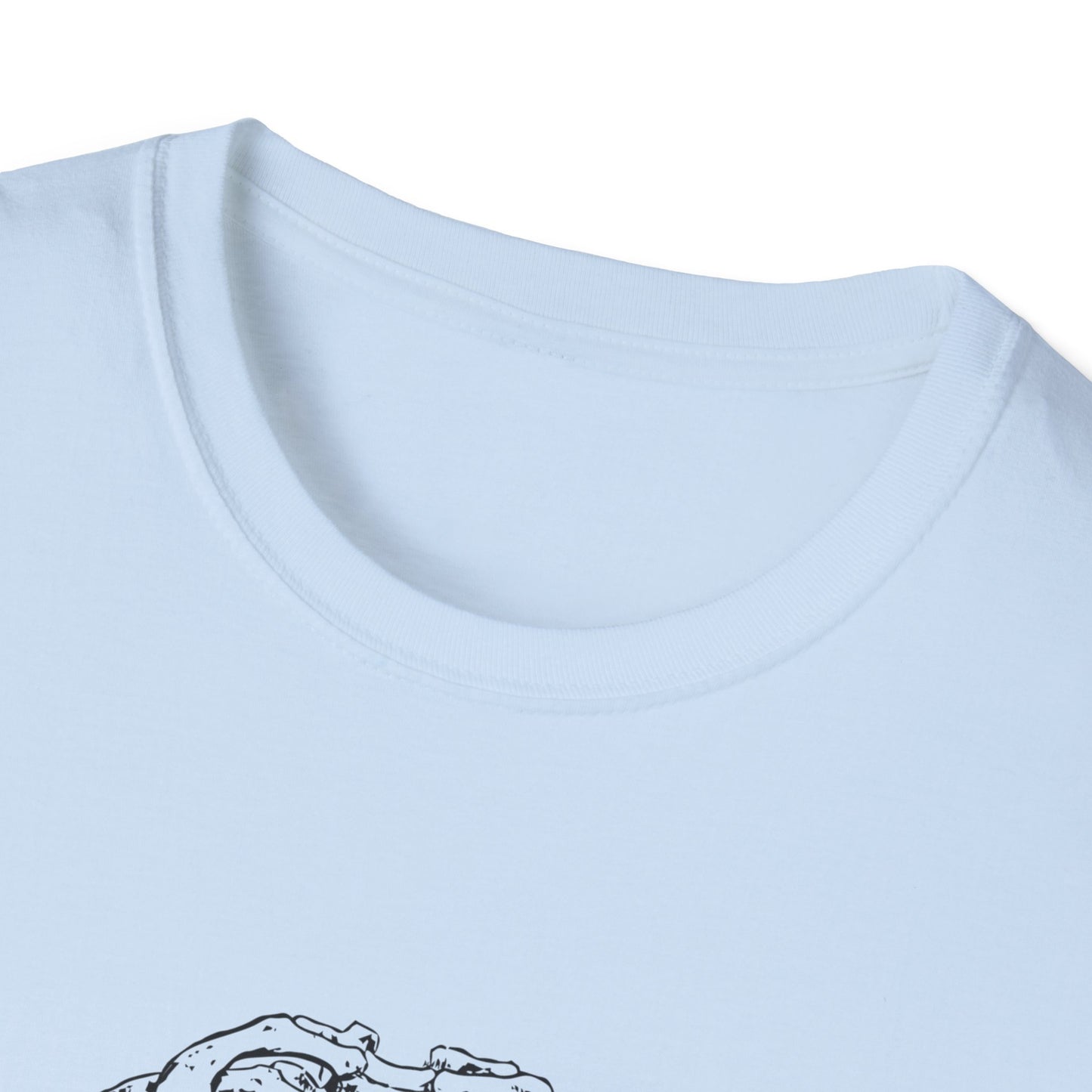 Heart in Ribcage Unisex Softstyle T-Shirt, Anatomy Tee, Heartbeat Shirt, Science Lover Gift, Unique Graphic Tee