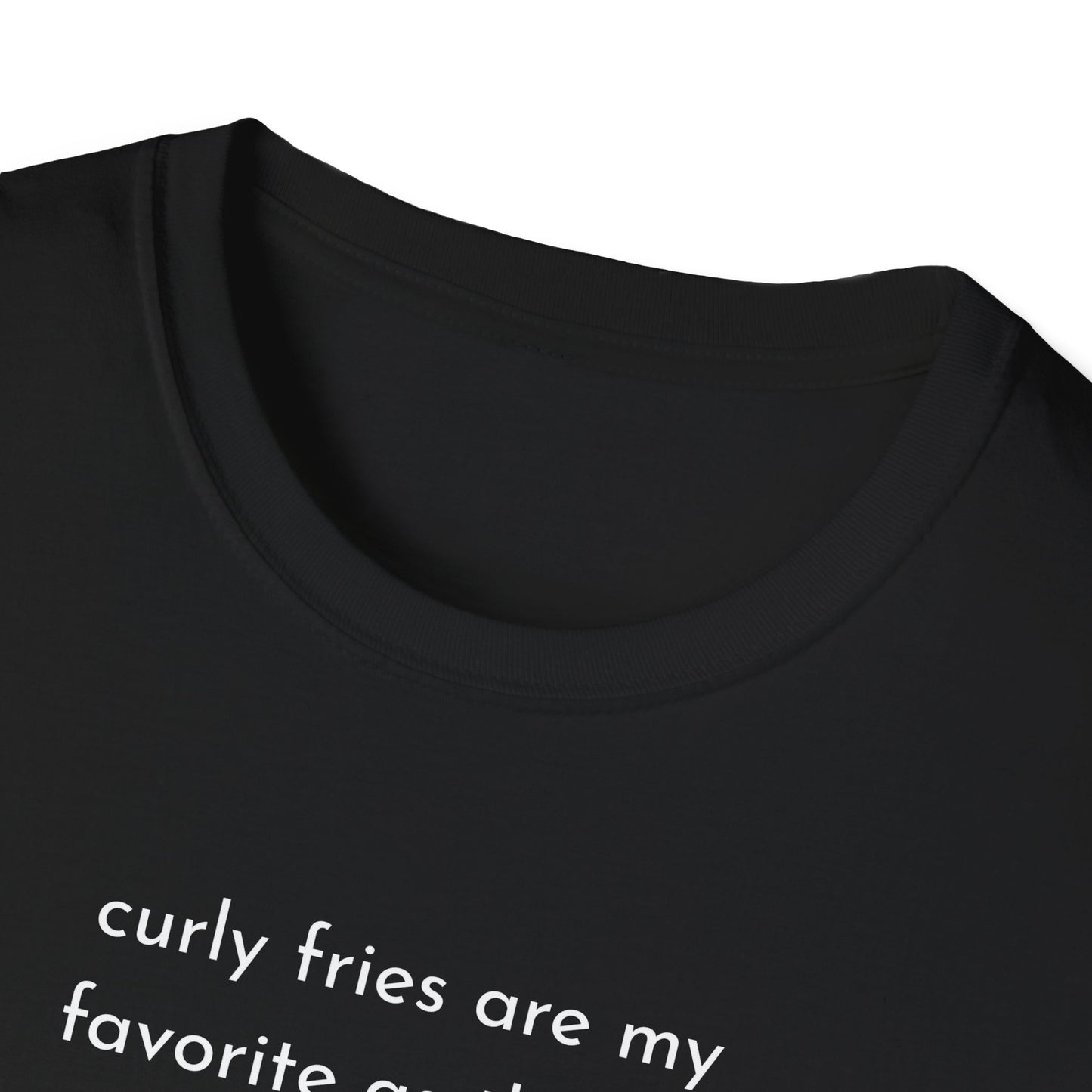Curly Fries Lover Unisex T-Shirt - Funny Foodie Tee, Gift for Foodies, Cook Apparel, Casual Everyday Wear, Food Humor Shirt