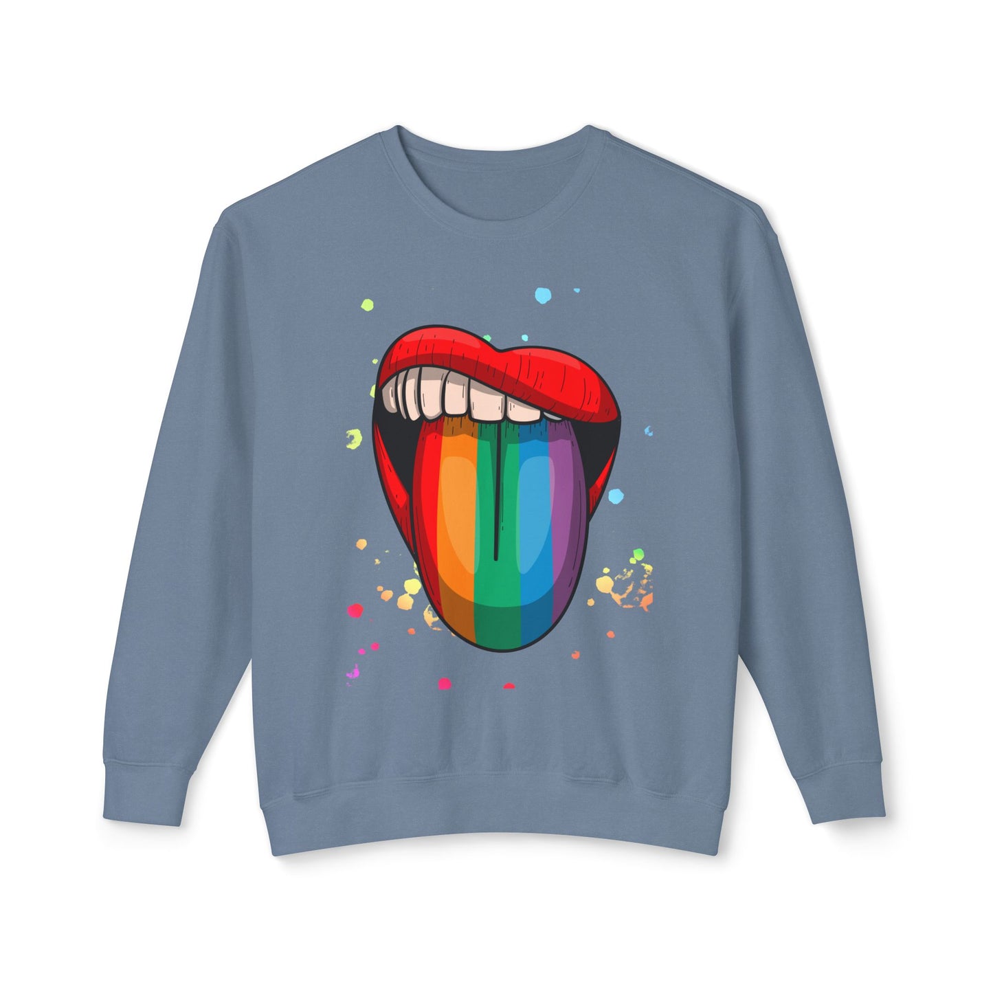 Colorful Graphic Sweatshirt, LGBTQ+ Pride Wear, Artistic Crewneck, Unisex Casual Top, Statement Fashion, Gift for Friends