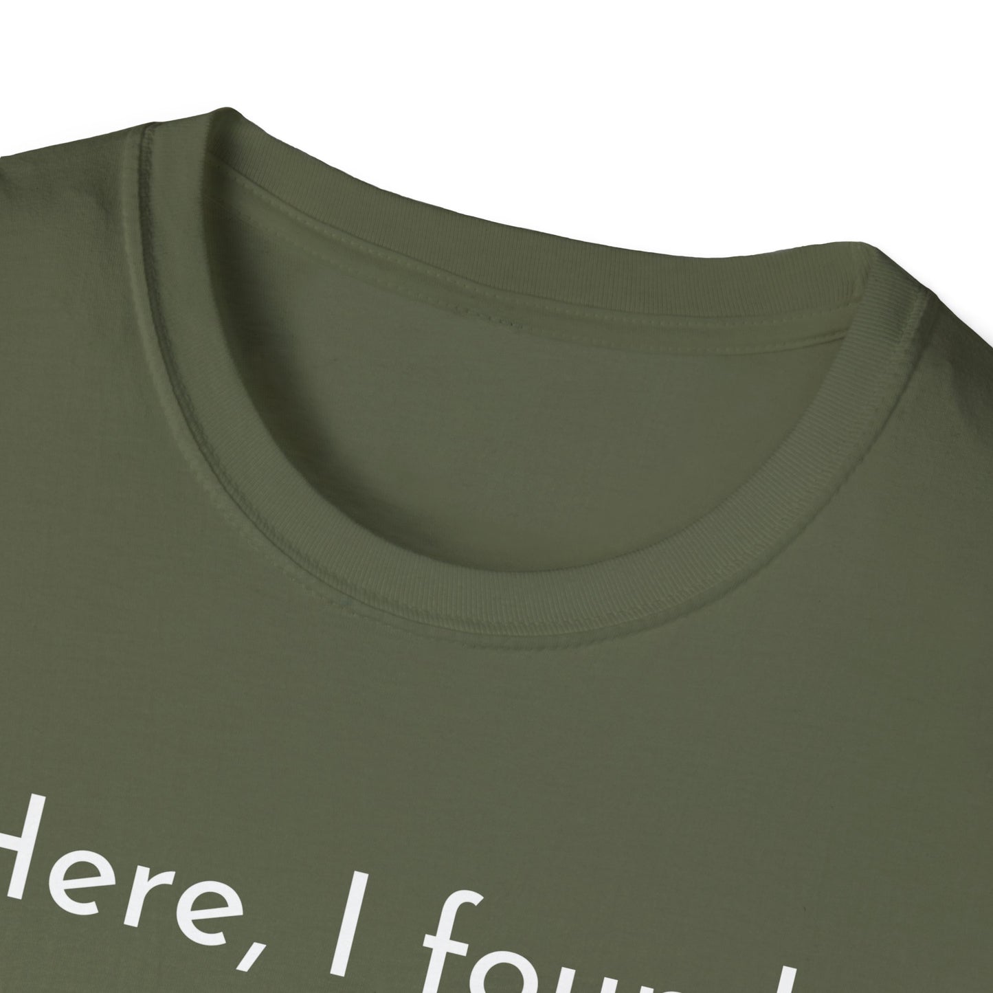 Attention Graphic Unisex Softstyle T-Shirt, Fun Gift, Casual Wear, Statement Tee, Everyday Fashion, Relaxed Fit