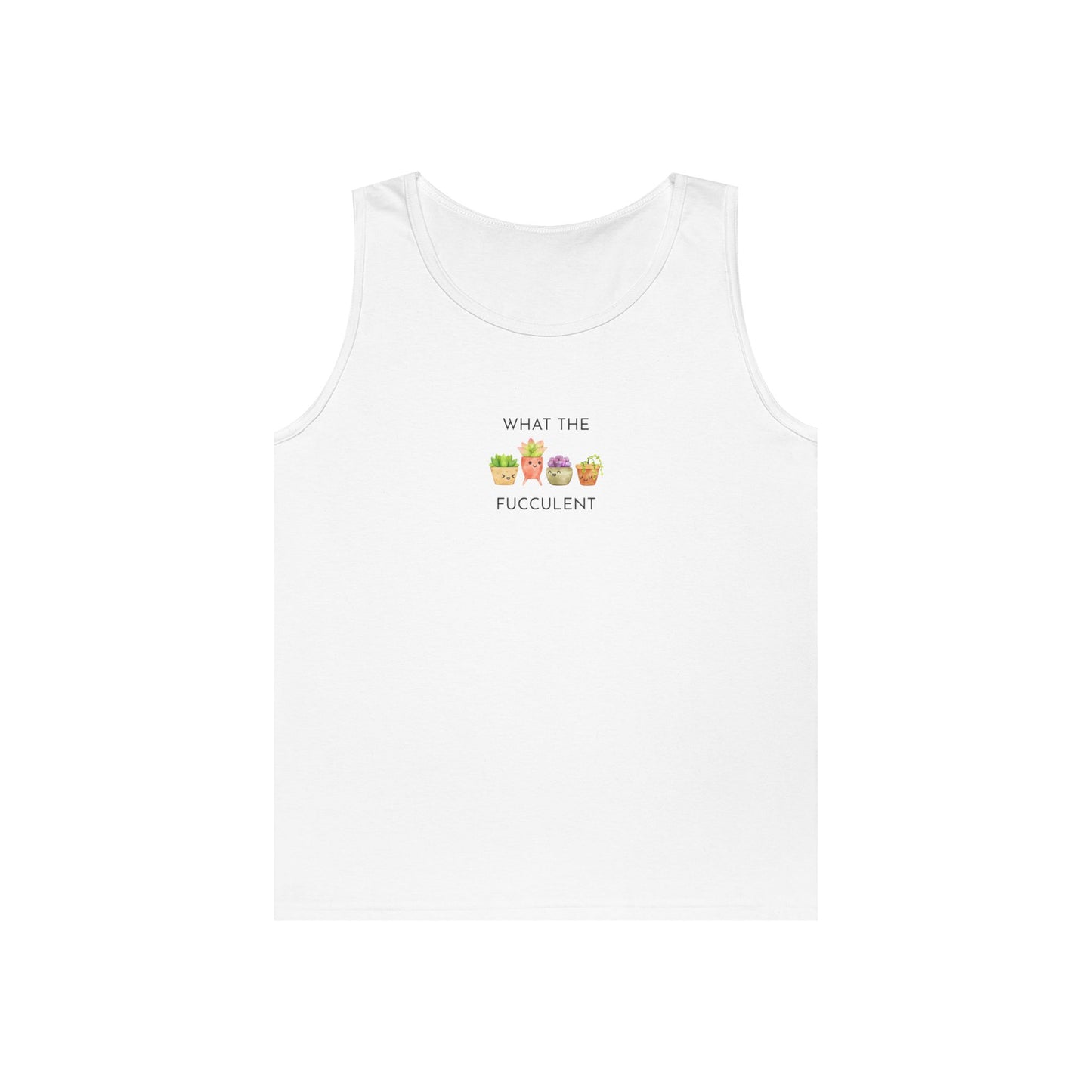 Humorous Unisex Cotton Tank Top - Fun Summer Apparel, Gift for Friends, Casual Wear, Funny Beach Shirt, Laugh-Out-Loud Tank Top