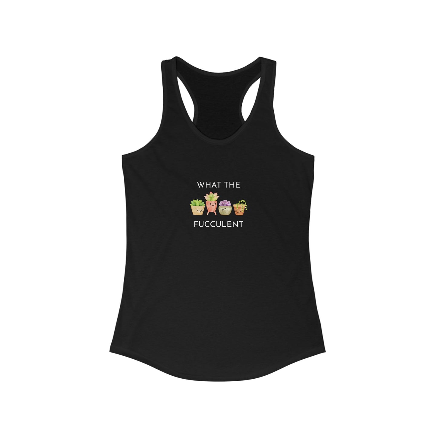 Women's Funny Succulent Tank Top, Summer Workout Shirt, Gift for Plant Lovers, Cute Gardening Apparel, Casual Stylish Top