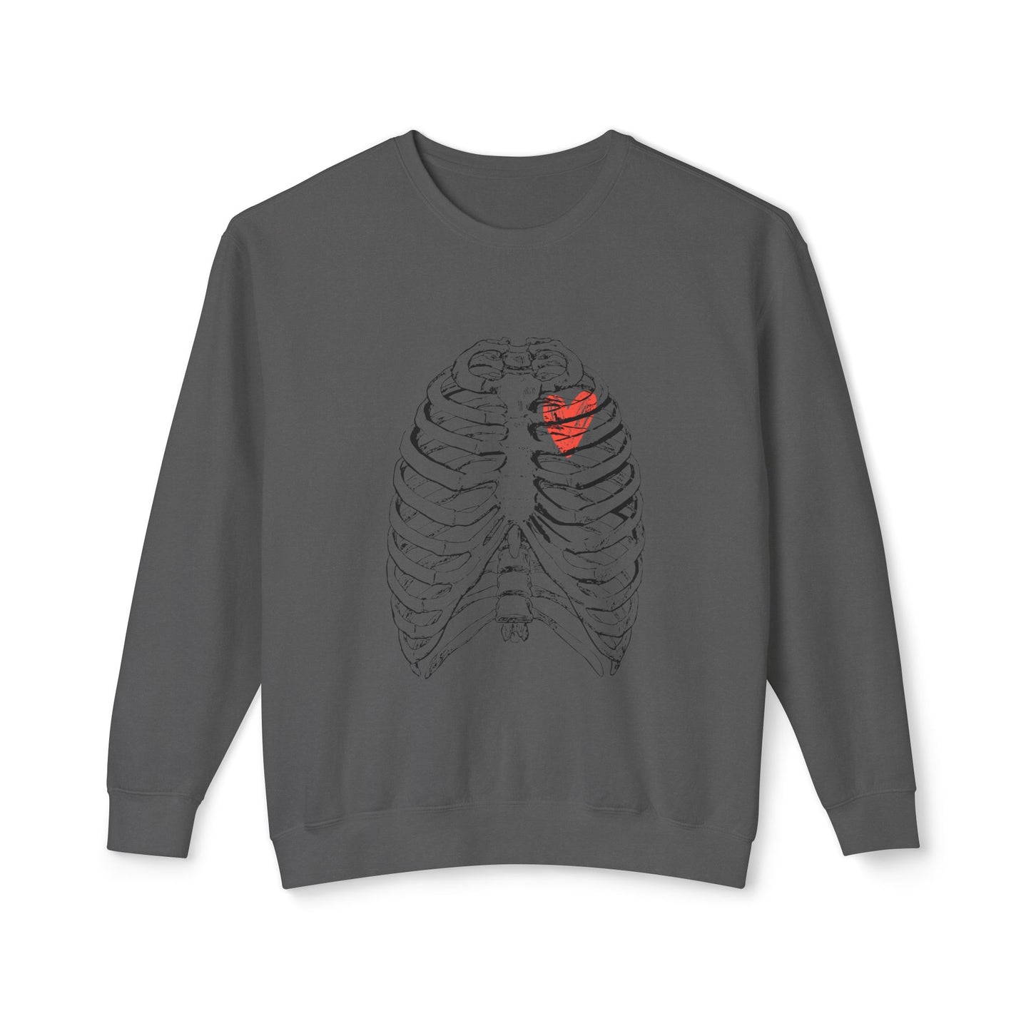 Anatomical Heart Sweatshirt, Unisex Crewneck, Gift for Medical Students, Casual Wear, Fun Graphic Apparel