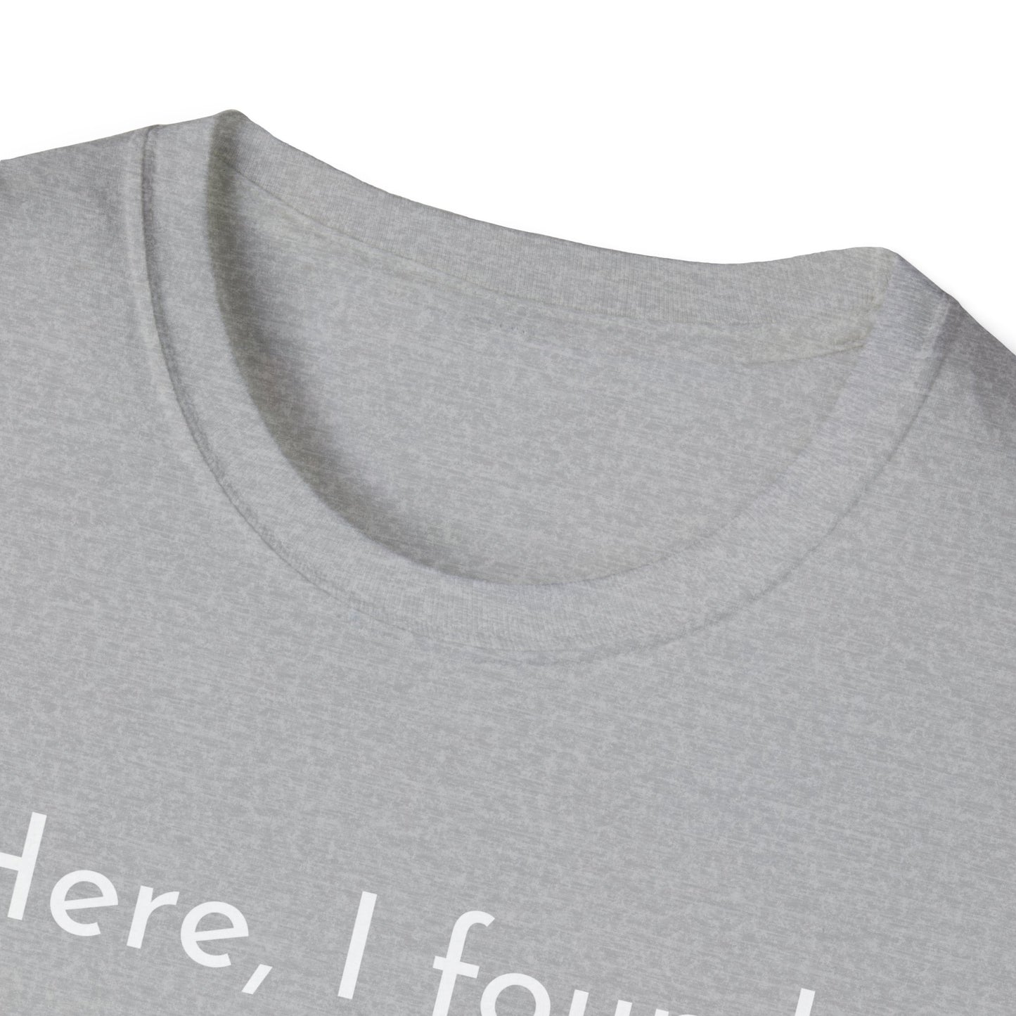 Attention Graphic Unisex Softstyle T-Shirt, Fun Gift, Casual Wear, Statement Tee, Everyday Fashion, Relaxed Fit