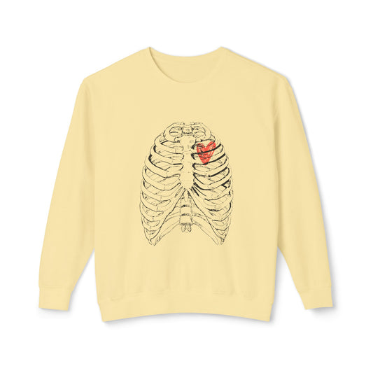 Anatomical Heart Sweatshirt, Unisex Crewneck, Gift for Medical Students, Casual Wear, Fun Graphic Apparel
