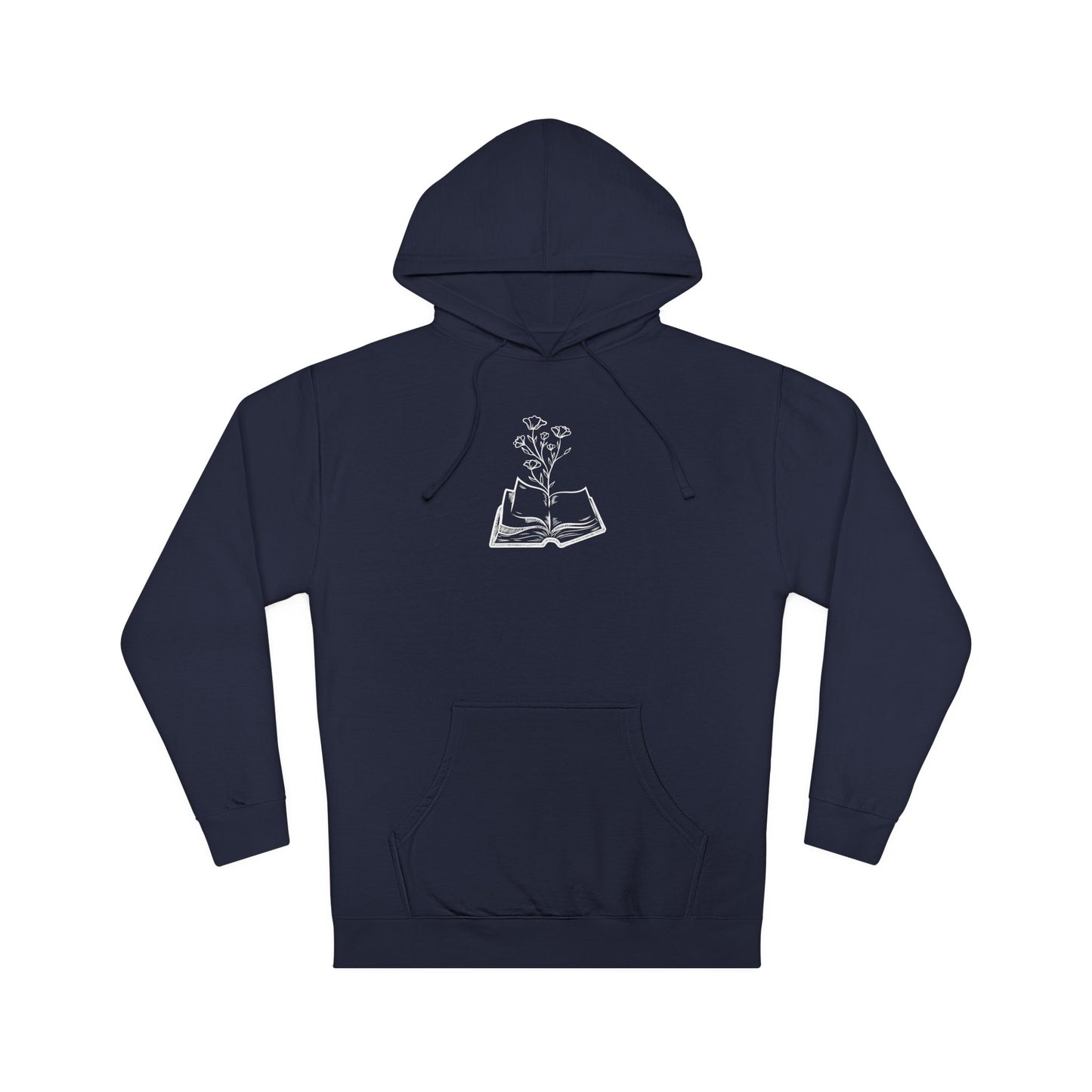 Cozy Book Lover's Hoodie - Perfect for Readers, Gift for Bookworms, Literary Sweatshirt, Casual Wear, Plant Enthusiast