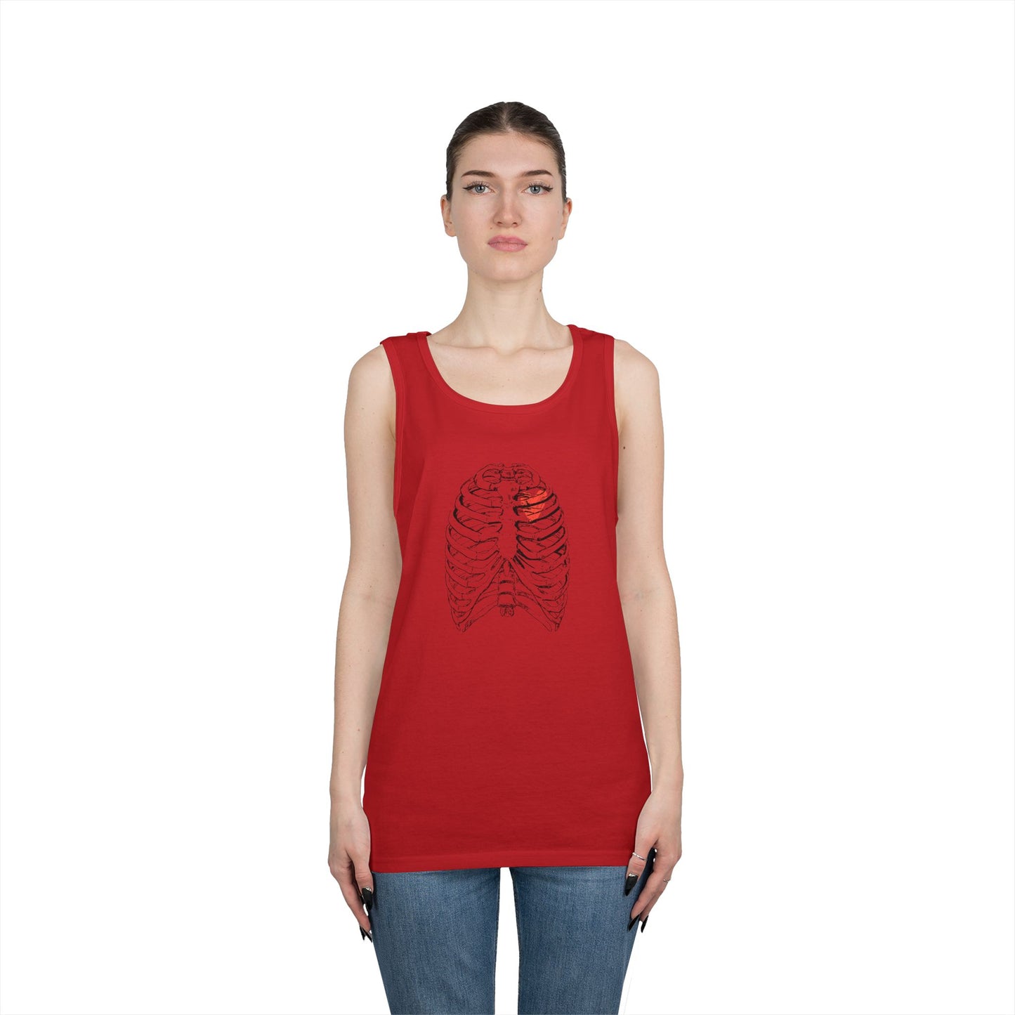 Anatomical Heart Tank Top, Unisex Cotton Tank, Perfect for Fitness or Casual Wear, Great Gift for Med Students, Summer Fashion, Heart [...]