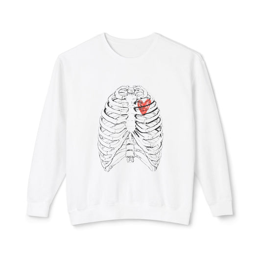 Anatomical Heart Sweatshirt, Unisex Crewneck, Gift for Medical Students, Casual Wear, Fun Graphic Apparel