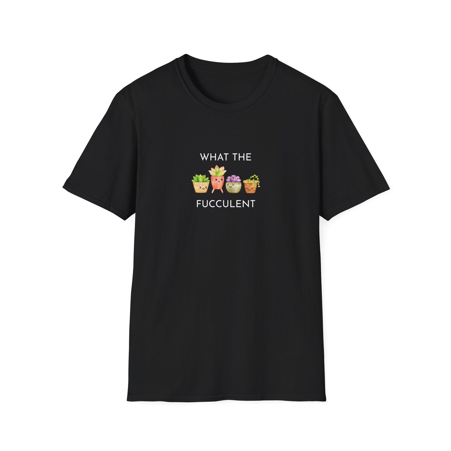 Funny Succulent T-Shirt, What the Fucculent Tee, Gift for Plant Lovers, Unisex Gardening Shirt, Casual Birthday Gift