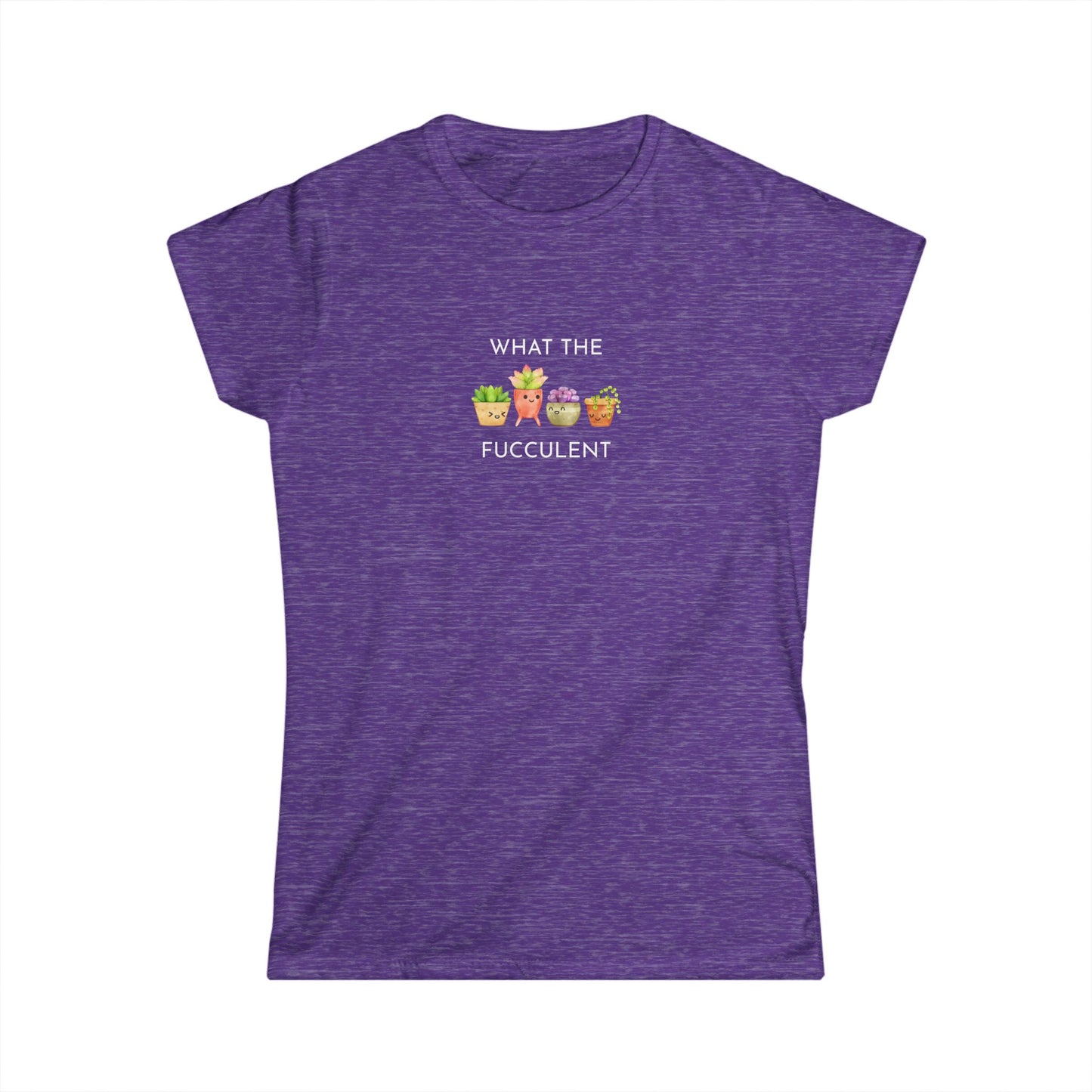 Women's Funny Succulent Tee - What the Fucculent, Plant Lover Gift, Humor Tee, Casual Summer Shirt, Gardening Apparel