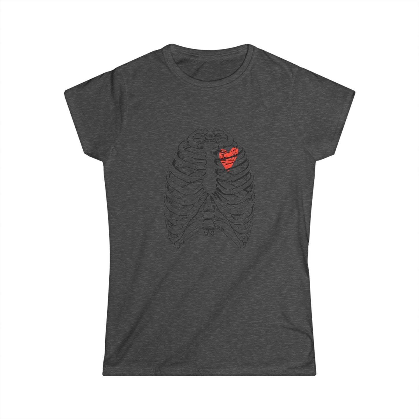 Anatomical Heart Women's Tee, Cute Medical Shirt, Nurse Gift, Valentine’s Day, Heartbeat Graphic Tee, Anatomy Lovers Gift