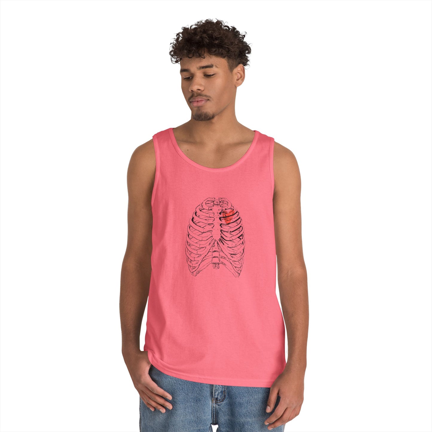 Anatomical Heart Tank Top, Unisex Cotton Tank, Perfect for Fitness or Casual Wear, Great Gift for Med Students, Summer Fashion, Heart [...]
