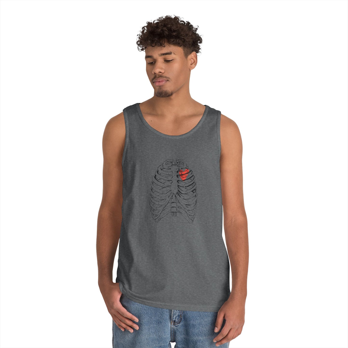 Anatomical Heart Tank Top, Unisex Cotton Tank, Perfect for Fitness or Casual Wear, Great Gift for Med Students, Summer Fashion, Heart [...]