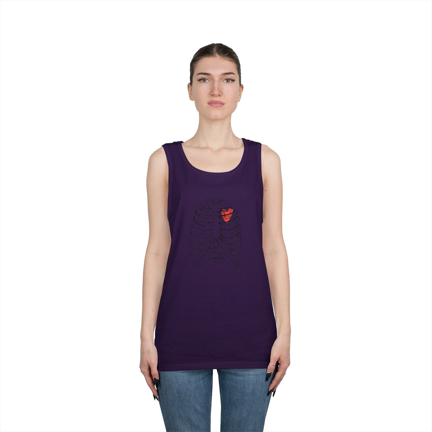 Anatomical Heart Tank Top, Unisex Cotton Tank, Perfect for Fitness or Casual Wear, Great Gift for Med Students, Summer Fashion, Heart [...]
