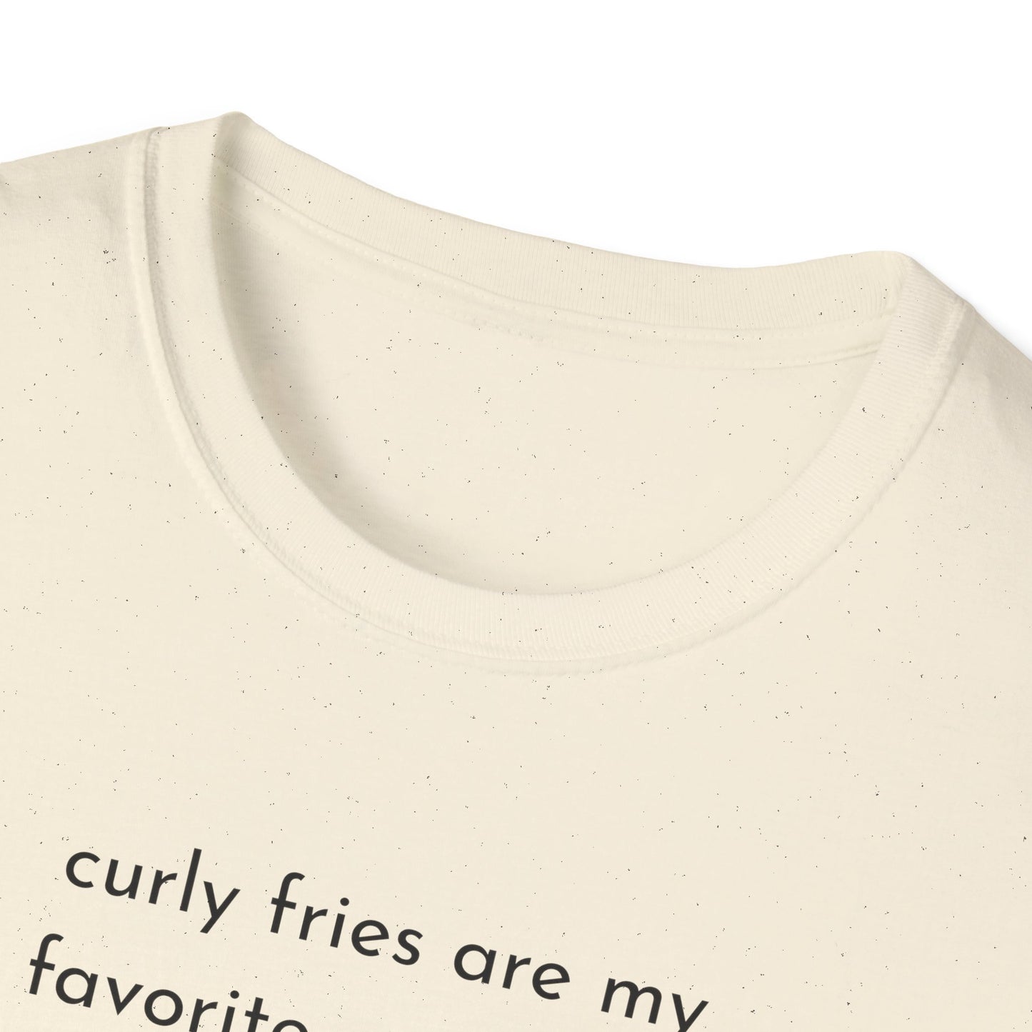 Curly Fries Lover Unisex T-Shirt - Funny Foodie Tee, Gift for Foodies, Cook Apparel, Casual Everyday Wear, Food Humor Shirt