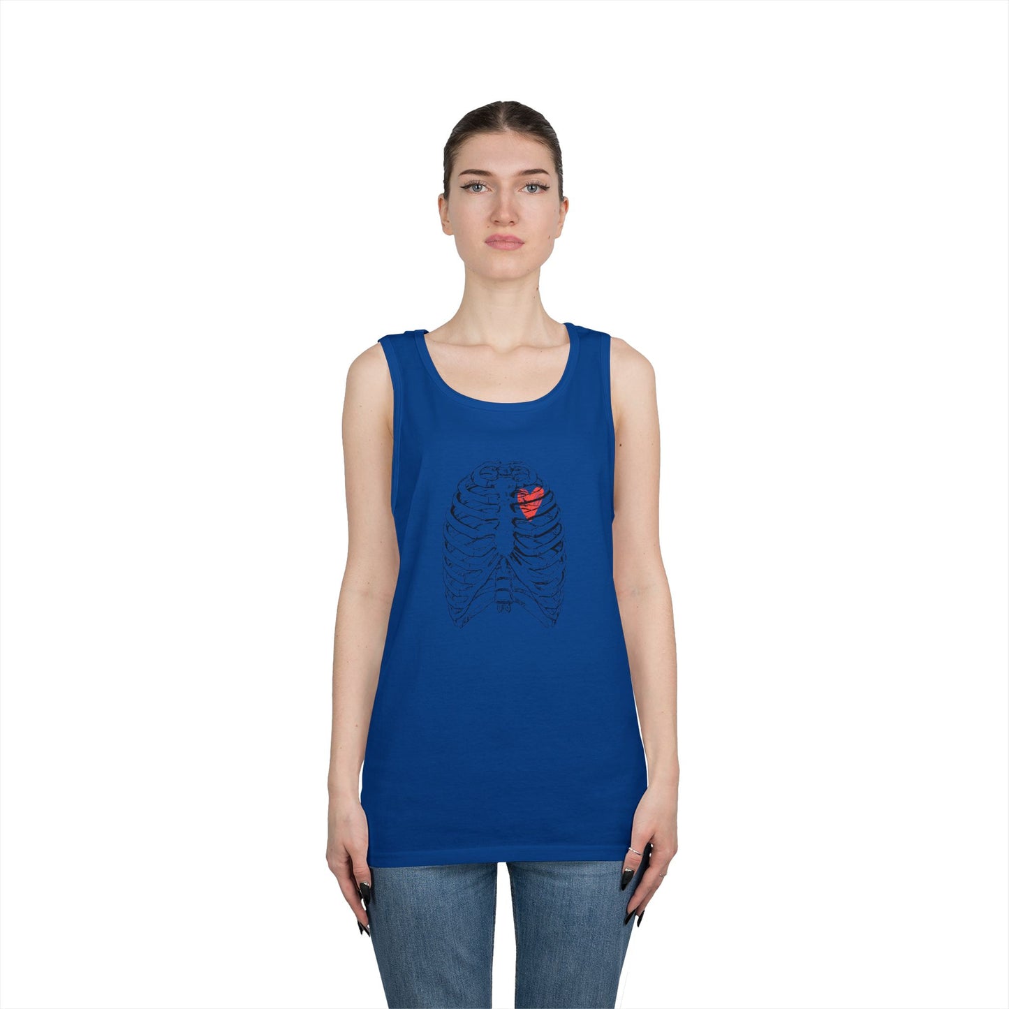Anatomical Heart Tank Top, Unisex Cotton Tank, Perfect for Fitness or Casual Wear, Great Gift for Med Students, Summer Fashion, Heart [...]