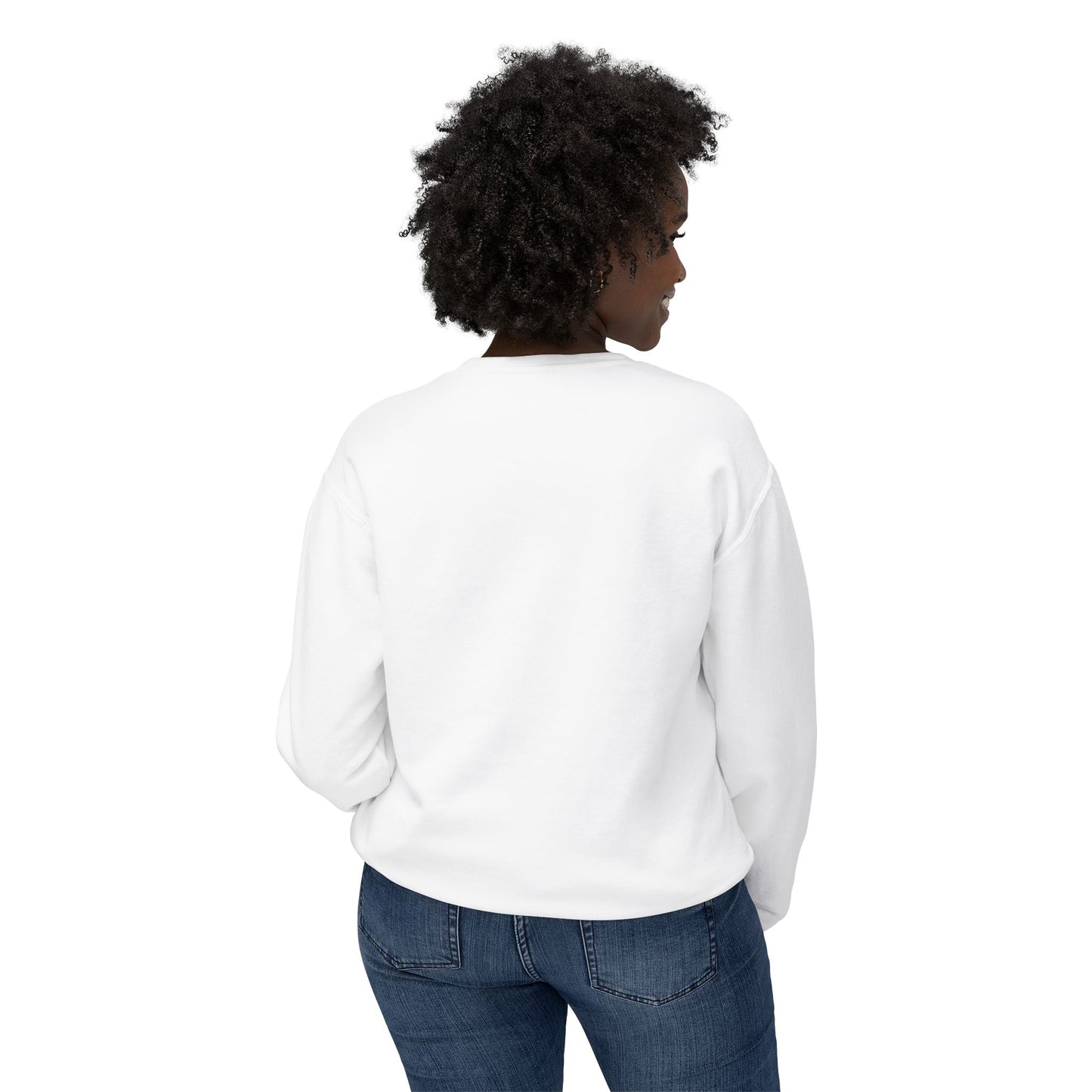 Overworked & Underf***ed Lightweight Crewneck Sweatshirt | Funny Gift for Burnout, Relaxed Apparel, Cozy Casual Wear, Self-Care Day