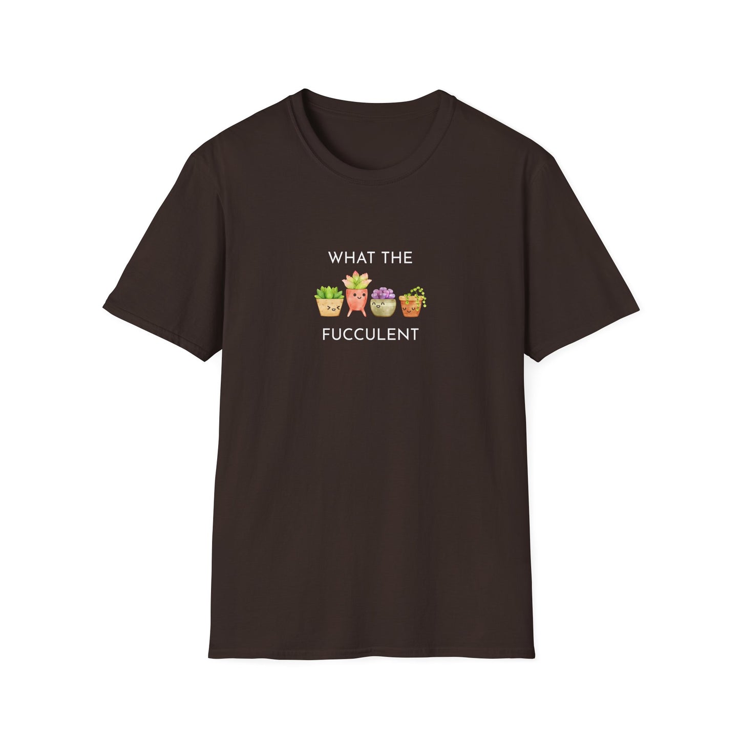 Funny Succulent T-Shirt, What the Fucculent Tee, Gift for Plant Lovers, Unisex Gardening Shirt, Casual Birthday Gift