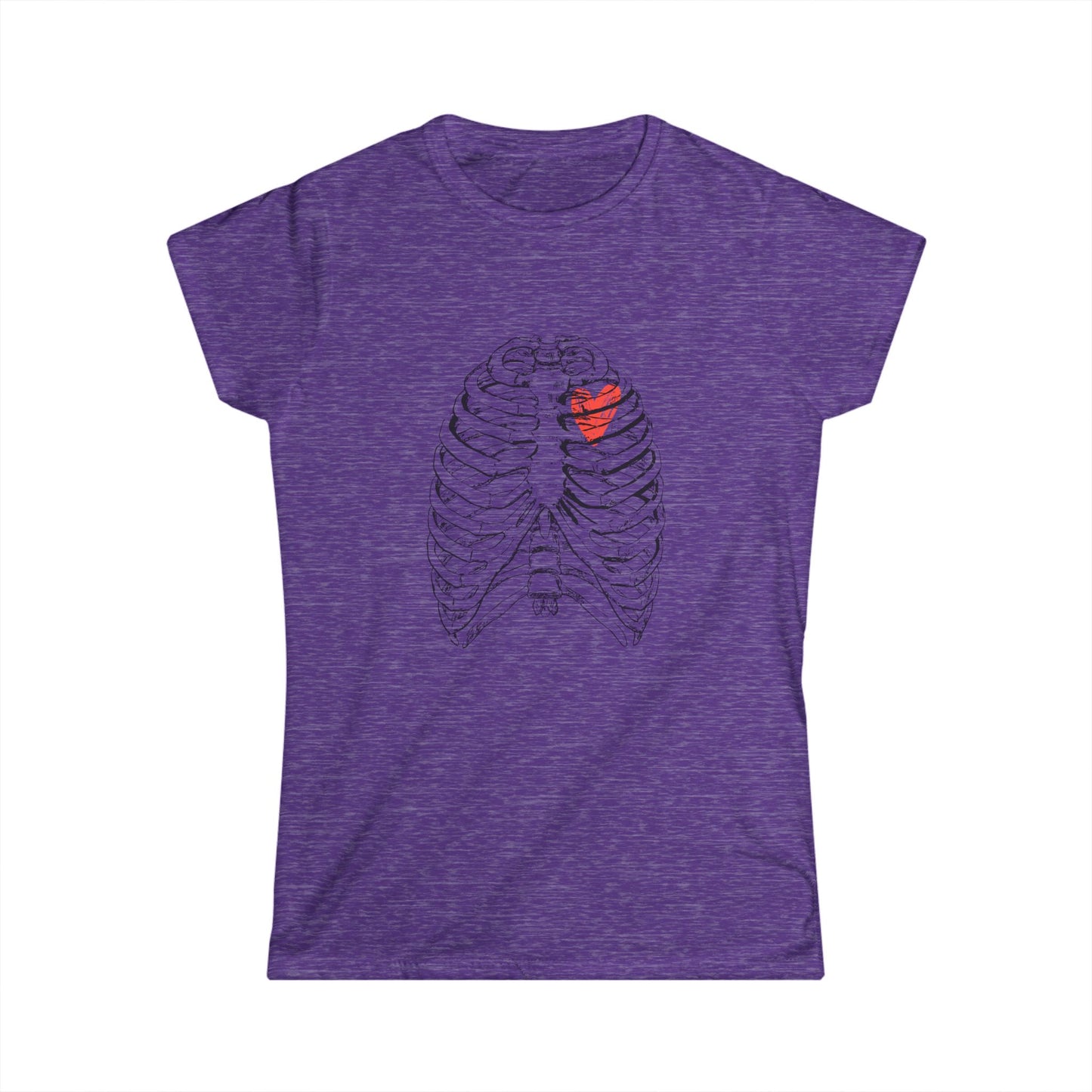Anatomical Heart Women's Tee, Cute Medical Shirt, Nurse Gift, Valentine’s Day, Heartbeat Graphic Tee, Anatomy Lovers Gift