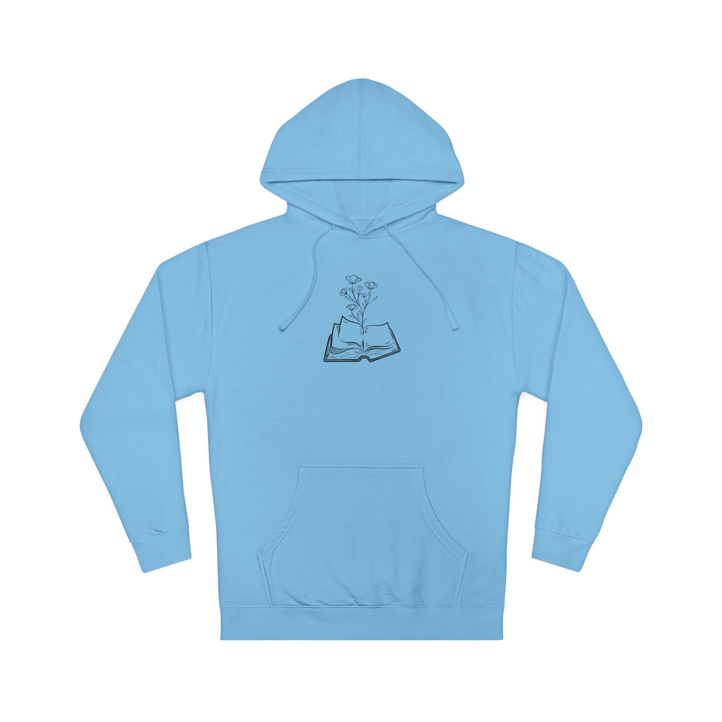 Cozy Book Lover's Hoodie - Perfect for Readers, Gift for Bookworms, Literary Sweatshirt, Casual Wear, Plant Enthusiast