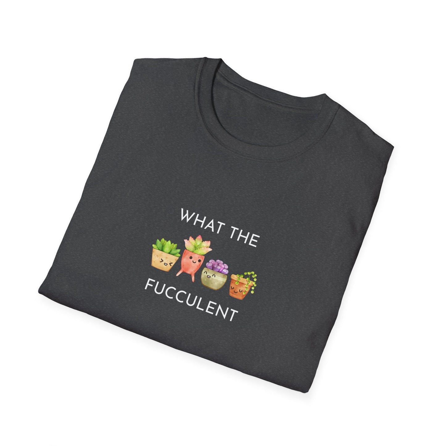 Funny Succulent T-Shirt, What the Fucculent Tee, Gift for Plant Lovers, Unisex Gardening Shirt, Casual Birthday Gift