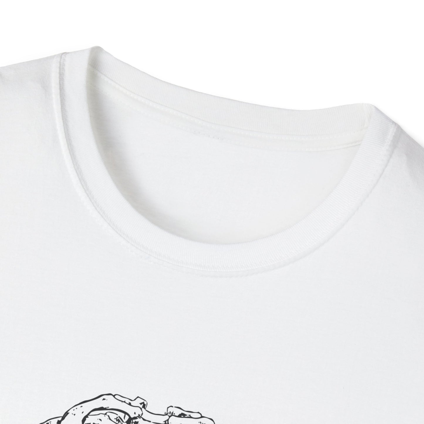 Heart in Ribcage Unisex Softstyle T-Shirt, Anatomy Tee, Heartbeat Shirt, Science Lover Gift, Unique Graphic Tee