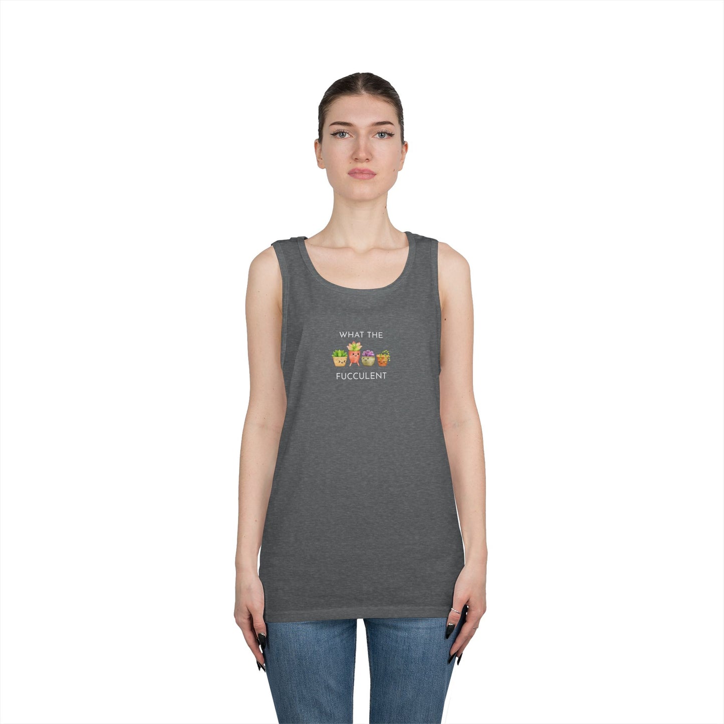 Humorous Unisex Cotton Tank Top - Fun Summer Apparel, Gift for Friends, Casual Wear, Funny Beach Shirt, Laugh-Out-Loud Tank Top
