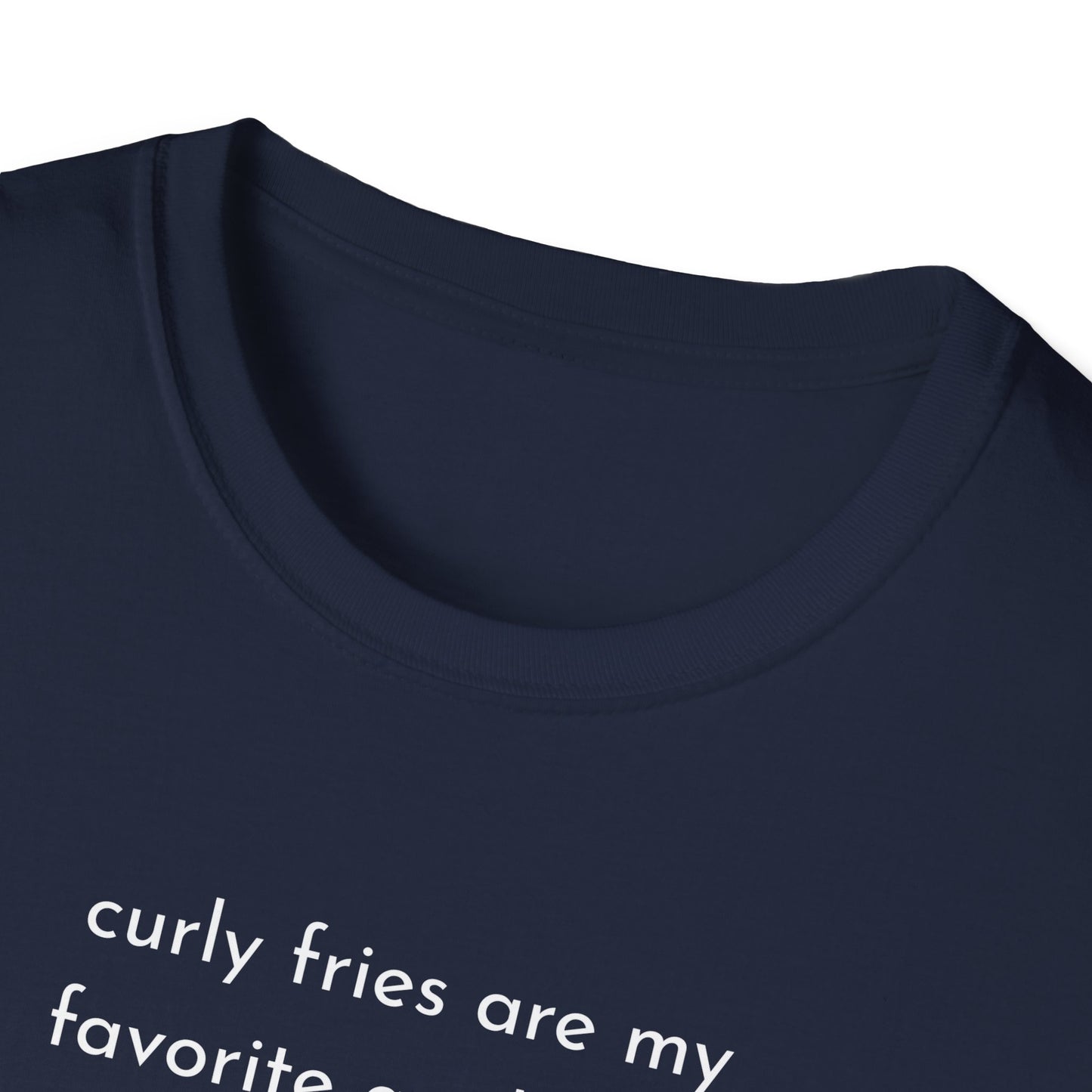 Curly Fries Lover Unisex T-Shirt - Funny Foodie Tee, Gift for Foodies, Cook Apparel, Casual Everyday Wear, Food Humor Shirt