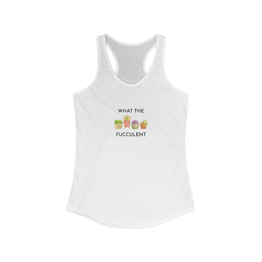 Women's Funny Succulent Tank Top, Summer Workout Shirt, Gift for Plant Lovers, Cute Gardening Apparel, Casual Stylish Top