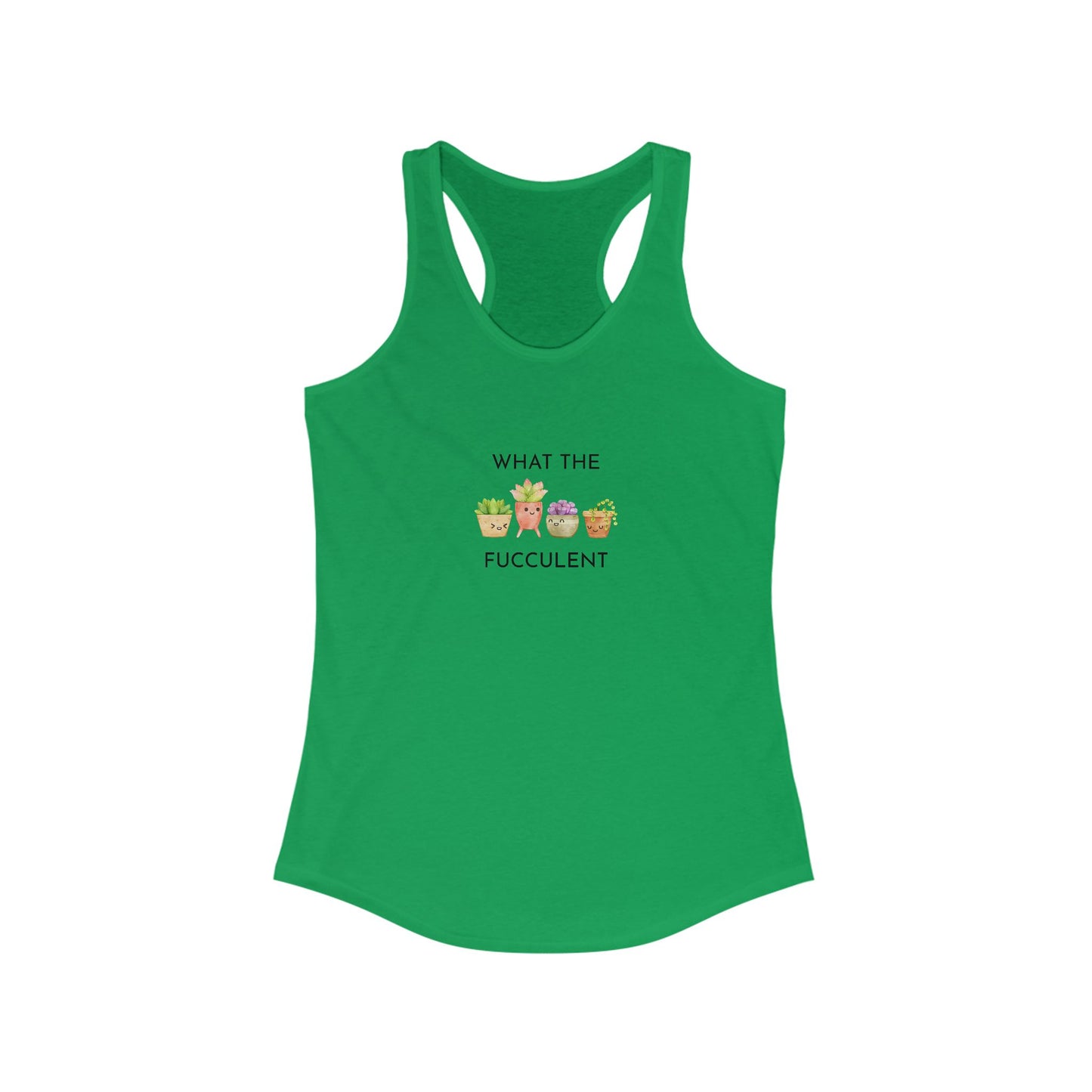 Women's Funny Succulent Tank Top, Summer Workout Shirt, Gift for Plant Lovers, Cute Gardening Apparel, Casual Stylish Top