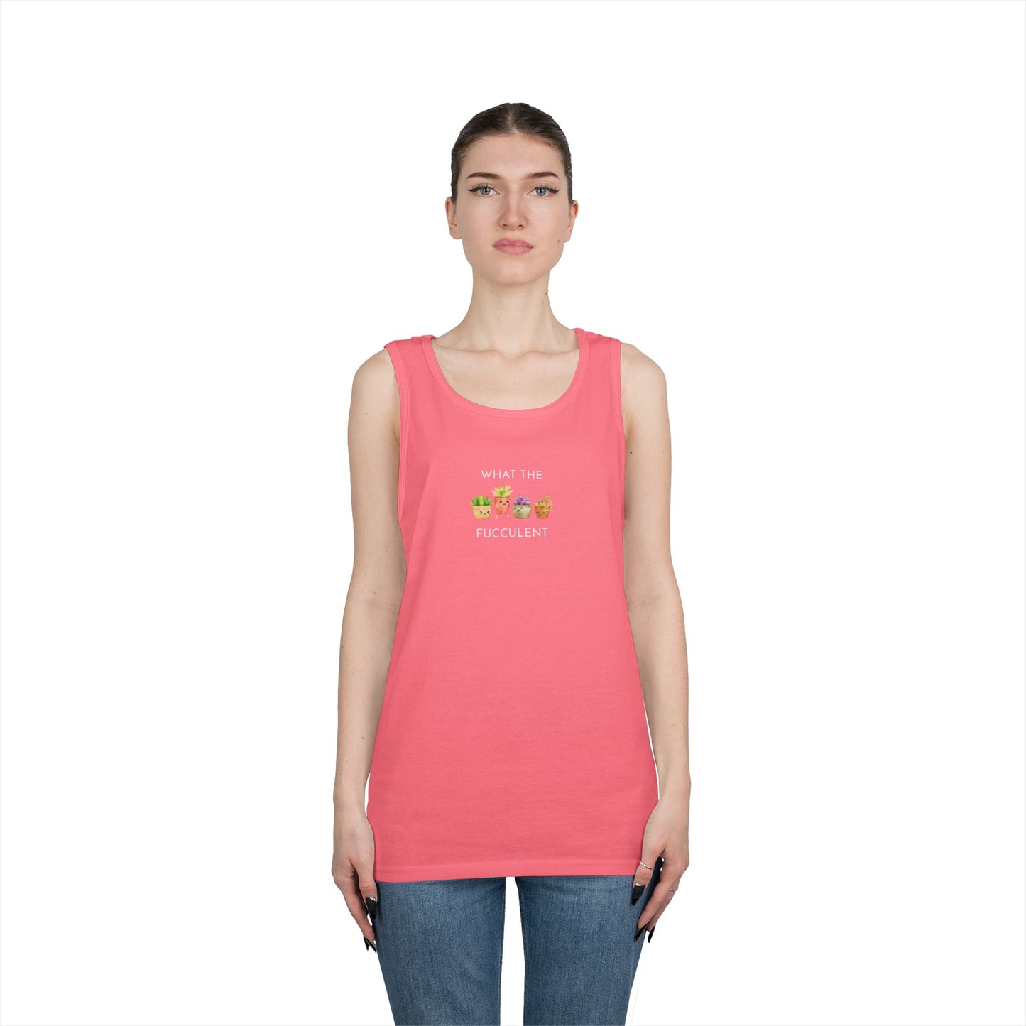 Humorous Unisex Cotton Tank Top - Fun Summer Apparel, Gift for Friends, Casual Wear, Funny Beach Shirt, Laugh-Out-Loud Tank Top