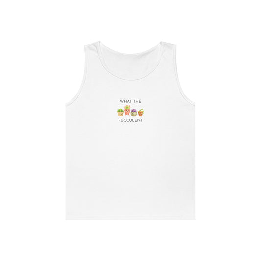 Humorous Unisex Cotton Tank Top - Fun Summer Apparel, Gift for Friends, Casual Wear, Funny Beach Shirt, Laugh-Out-Loud Tank Top