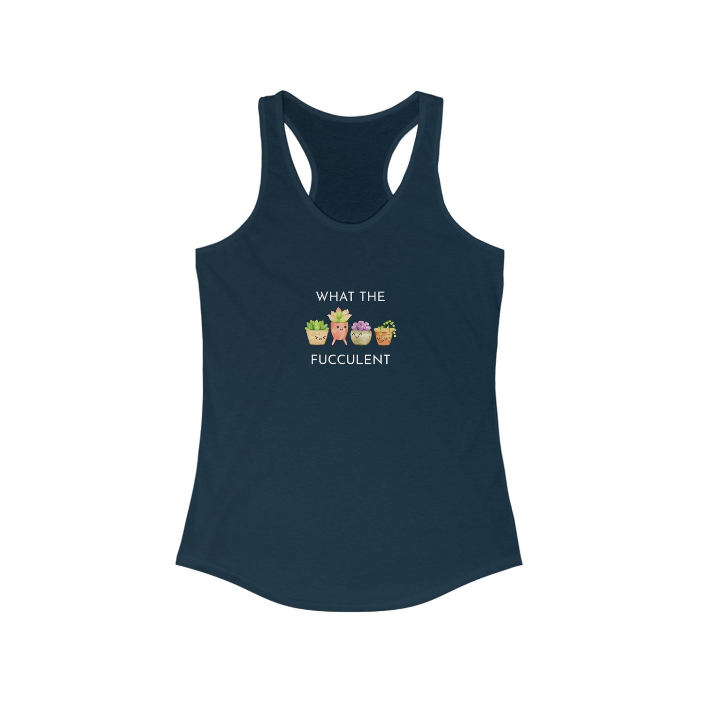 Women's Funny Succulent Tank Top, Summer Workout Shirt, Gift for Plant Lovers, Cute Gardening Apparel, Casual Stylish Top