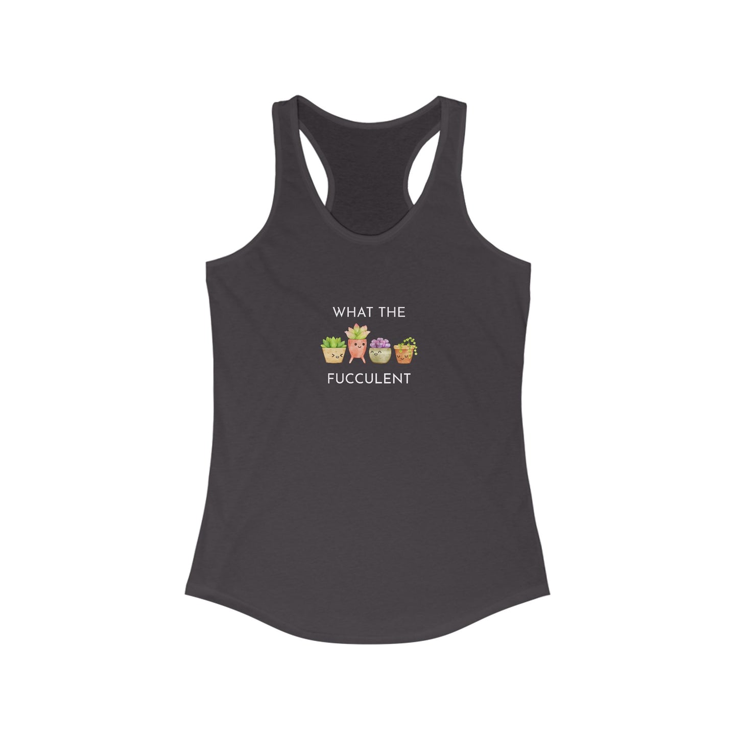 Women's Funny Succulent Tank Top, Summer Workout Shirt, Gift for Plant Lovers, Cute Gardening Apparel, Casual Stylish Top