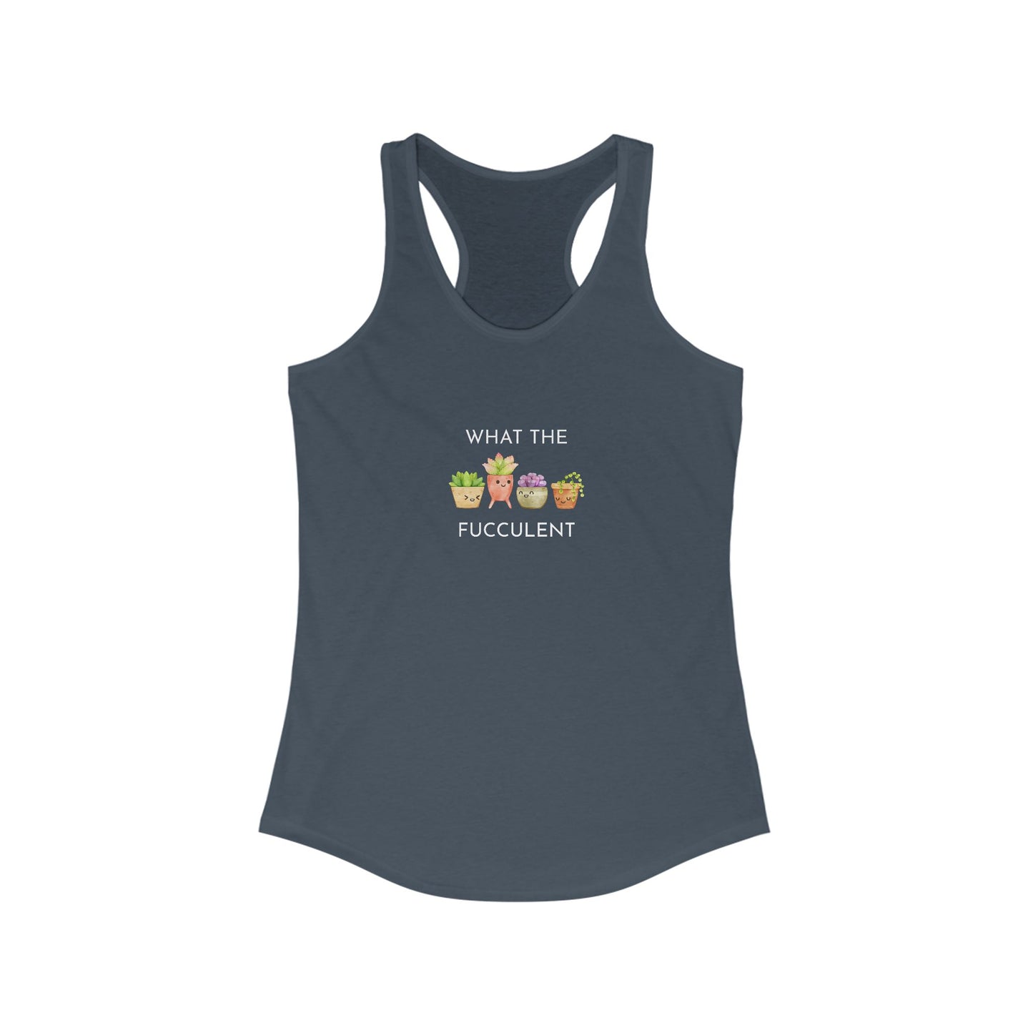 Women's Funny Succulent Tank Top, Summer Workout Shirt, Gift for Plant Lovers, Cute Gardening Apparel, Casual Stylish Top