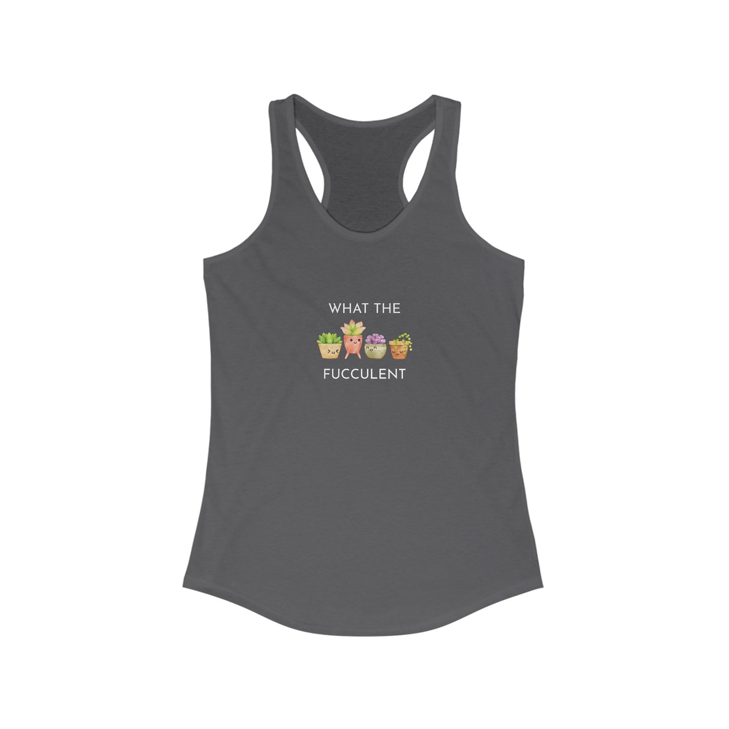 Women's Funny Succulent Tank Top, Summer Workout Shirt, Gift for Plant Lovers, Cute Gardening Apparel, Casual Stylish Top