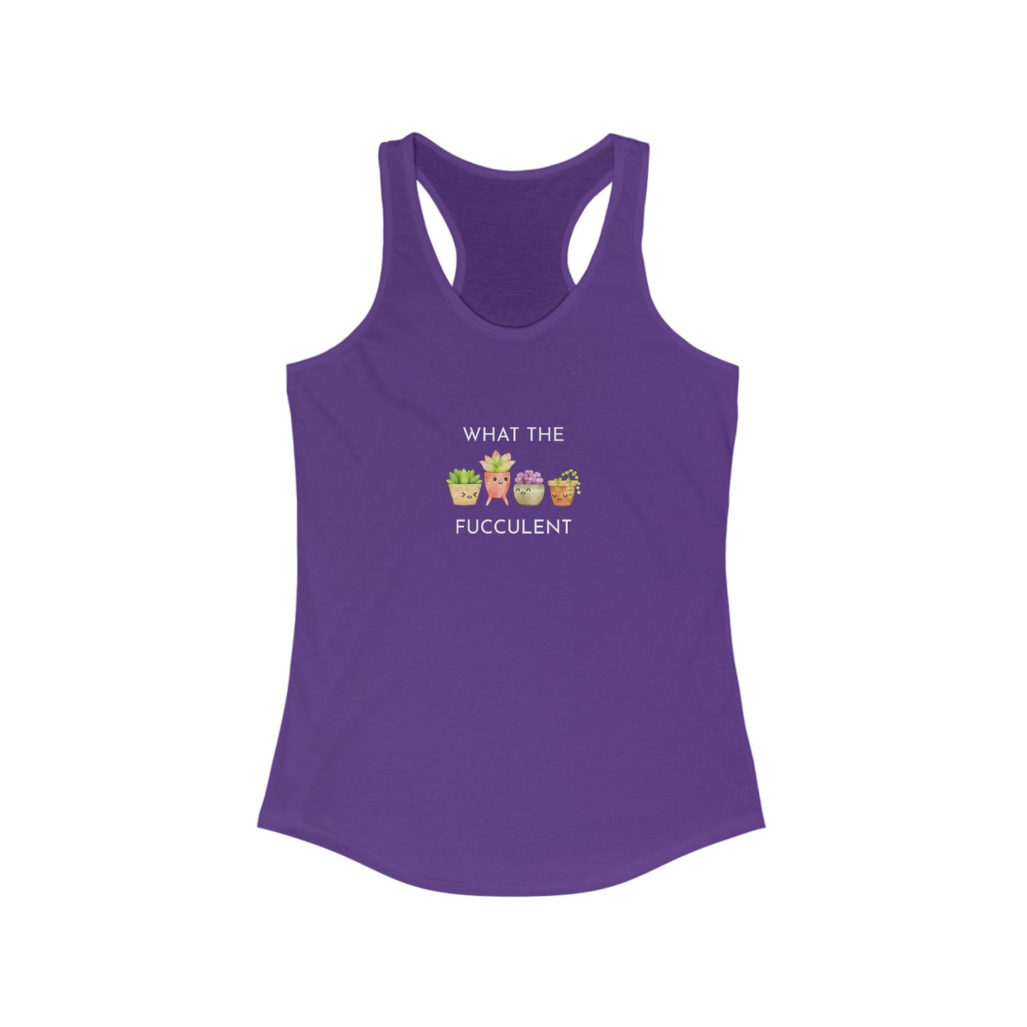 Women's Funny Succulent Tank Top, Summer Workout Shirt, Gift for Plant Lovers, Cute Gardening Apparel, Casual Stylish Top