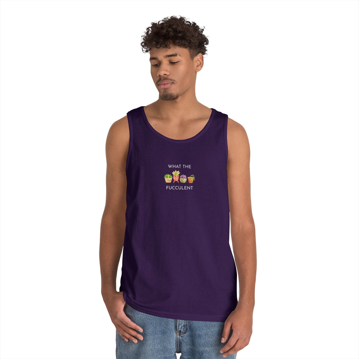Humorous Unisex Cotton Tank Top - Fun Summer Apparel, Gift for Friends, Casual Wear, Funny Beach Shirt, Laugh-Out-Loud Tank Top
