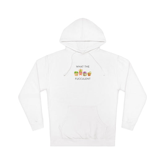 What the Succulent Unisex Hooded Sweatshirt, Funny Gift, Plant Lover Apparel, Cute Gardening Cozy Wear, Quirky Hoodie, Spring Wardrobe