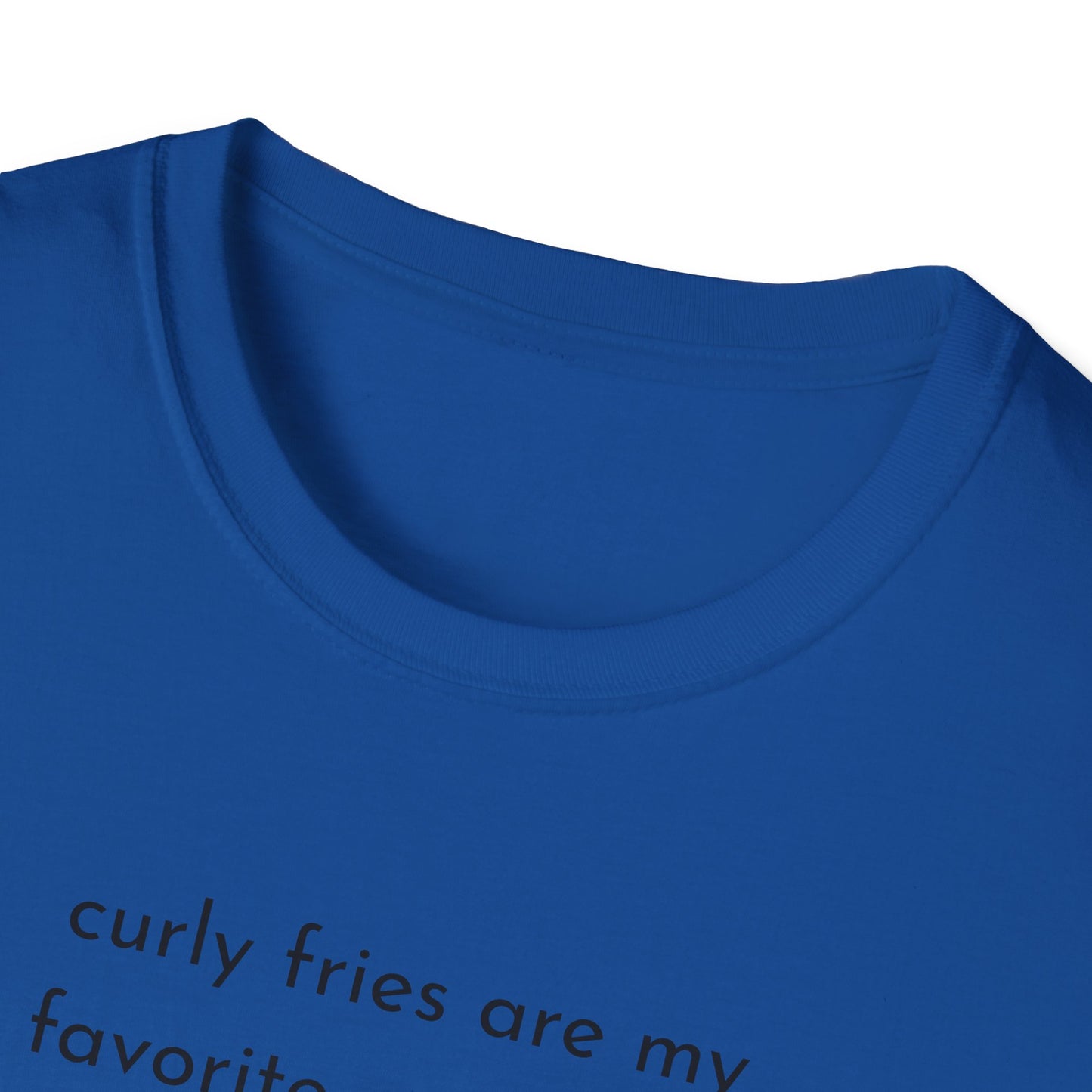 Curly Fries Lover Unisex T-Shirt - Funny Foodie Tee, Gift for Foodies, Cook Apparel, Casual Everyday Wear, Food Humor Shirt