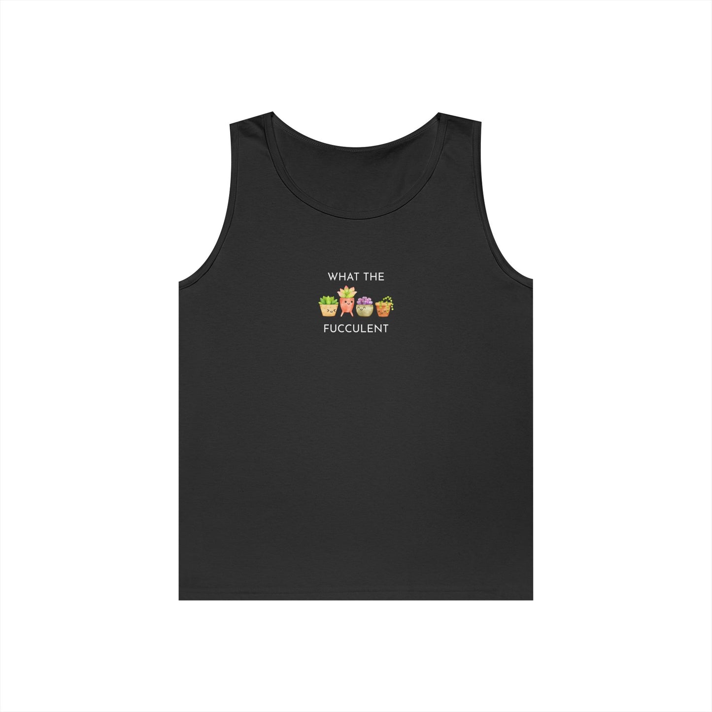 Humorous Unisex Cotton Tank Top - Fun Summer Apparel, Gift for Friends, Casual Wear, Funny Beach Shirt, Laugh-Out-Loud Tank Top