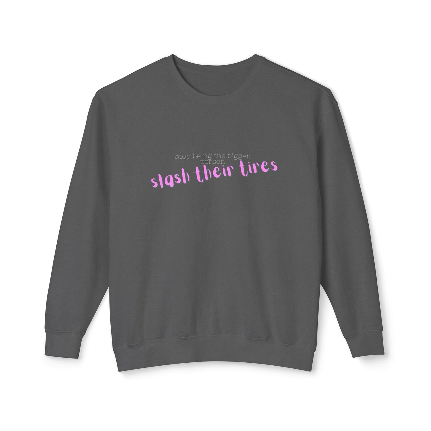 Trendy Unisex Crewneck Sweatshirt with Inspirational Quote