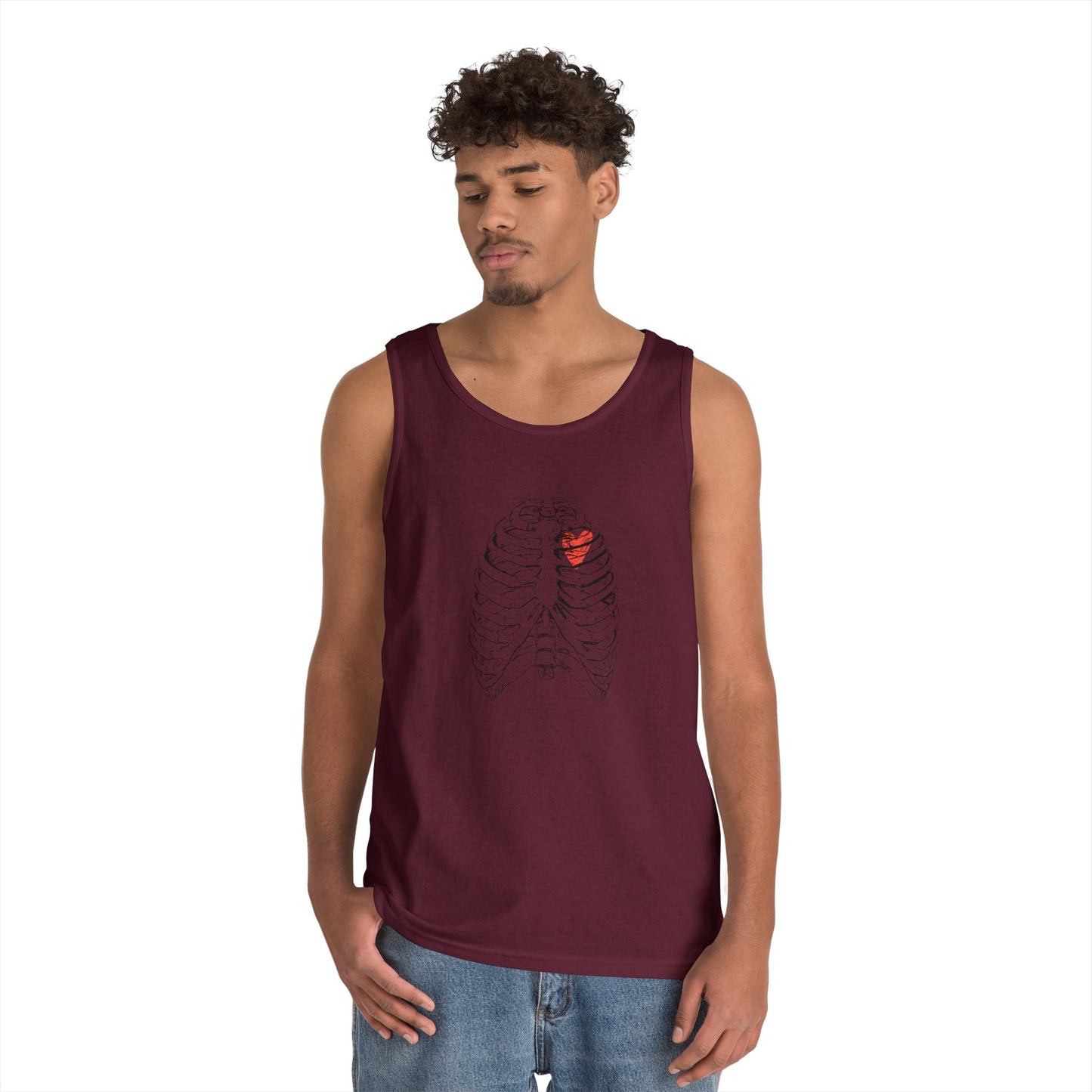 Anatomical Heart Tank Top, Unisex Cotton Tank, Perfect for Fitness or Casual Wear, Great Gift for Med Students, Summer Fashion, Heart [...]