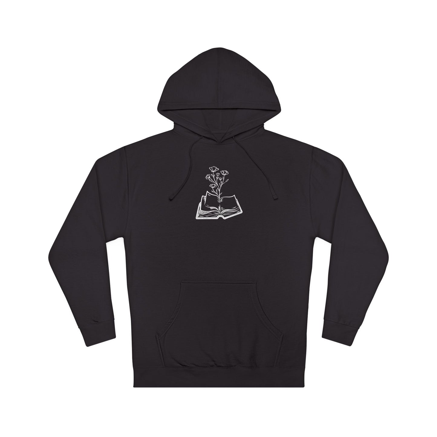 Cozy Book Lover's Hoodie - Perfect for Readers, Gift for Bookworms, Literary Sweatshirt, Casual Wear, Plant Enthusiast