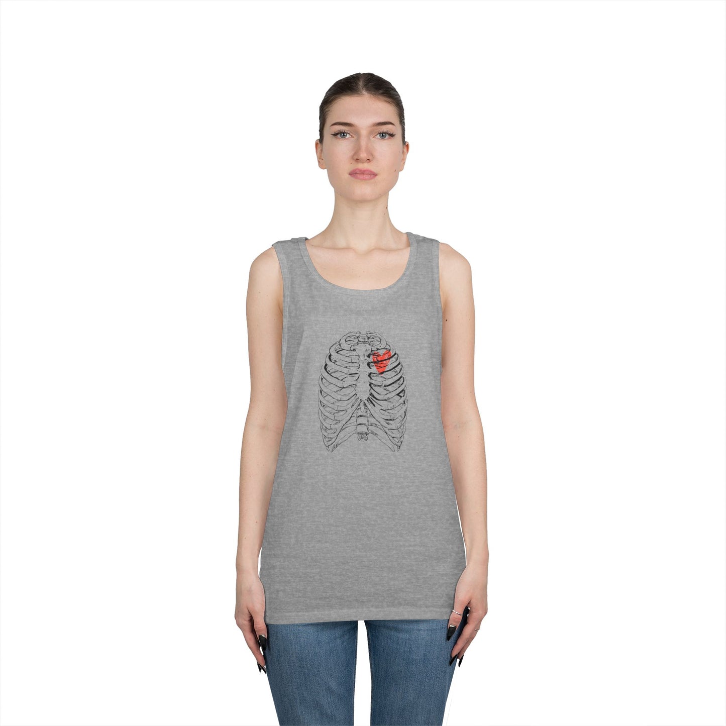 Anatomical Heart Tank Top, Unisex Cotton Tank, Perfect for Fitness or Casual Wear, Great Gift for Med Students, Summer Fashion, Heart [...]