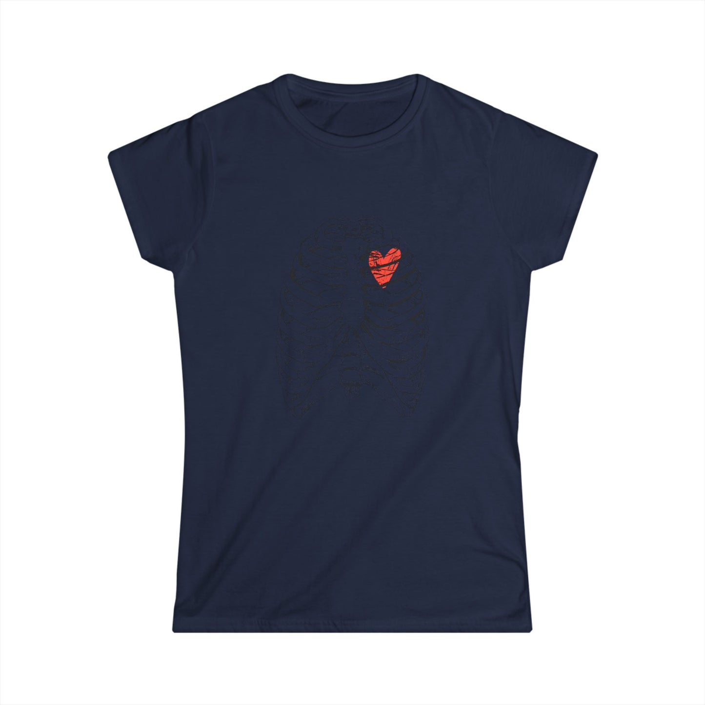 Anatomical Heart Women's Tee, Cute Medical Shirt, Nurse Gift, Valentine’s Day, Heartbeat Graphic Tee, Anatomy Lovers Gift