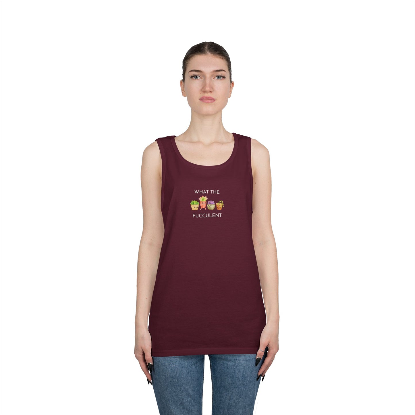 Humorous Unisex Cotton Tank Top - Fun Summer Apparel, Gift for Friends, Casual Wear, Funny Beach Shirt, Laugh-Out-Loud Tank Top