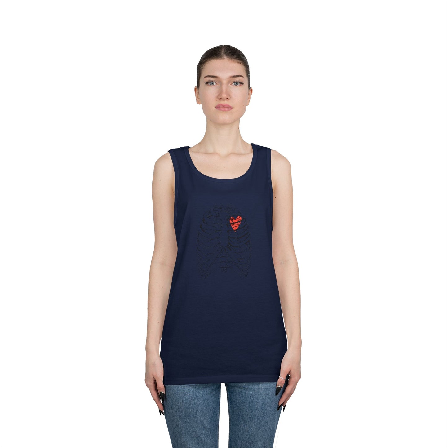 Anatomical Heart Tank Top, Unisex Cotton Tank, Perfect for Fitness or Casual Wear, Great Gift for Med Students, Summer Fashion, Heart [...]